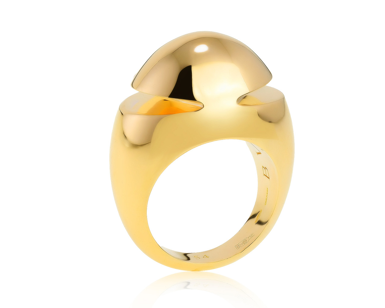 Оригинальное золотое кольцо Bvlgari 300321/13