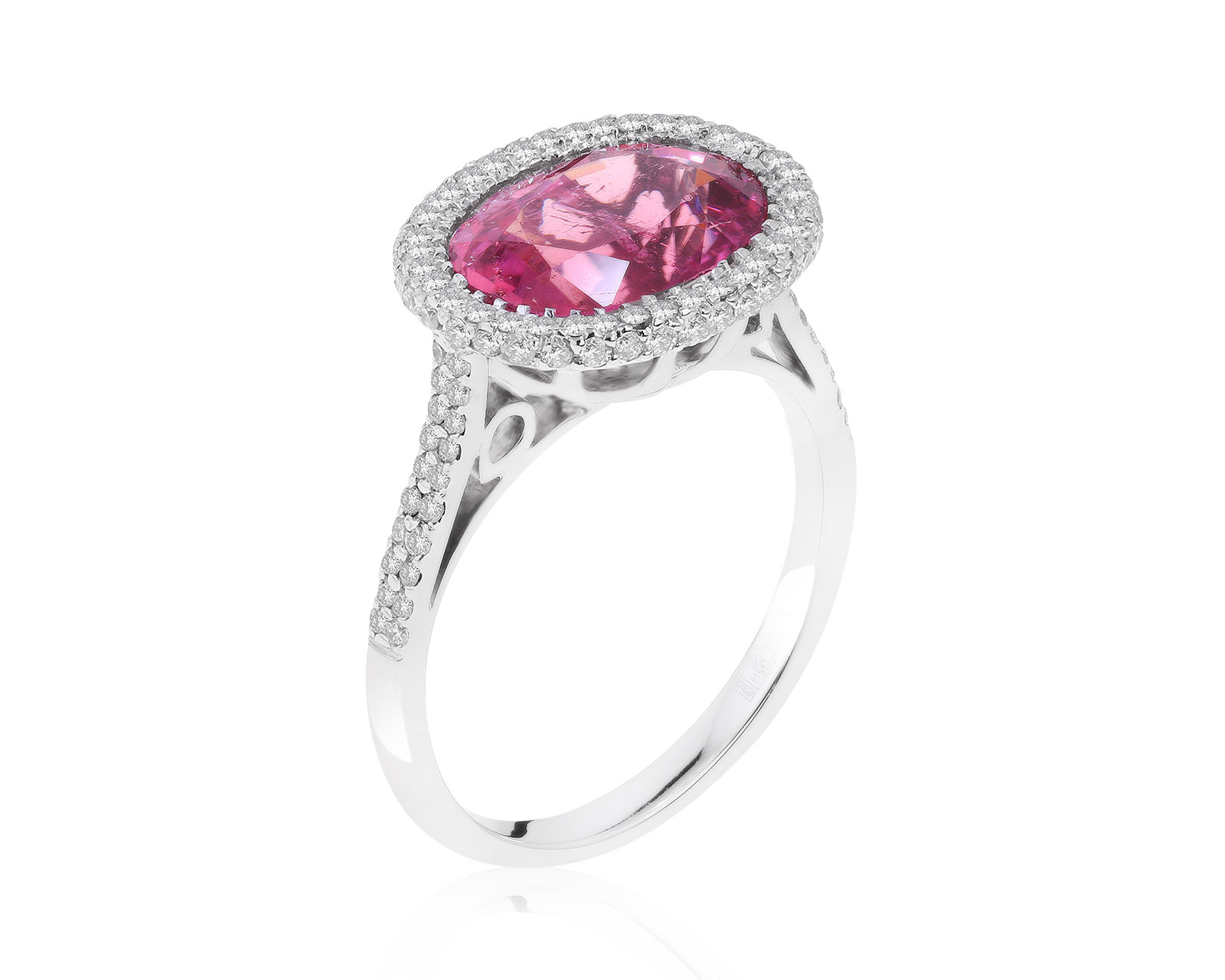 Волшебное золотое кольцо с турмалином 5.93ct 221221/3