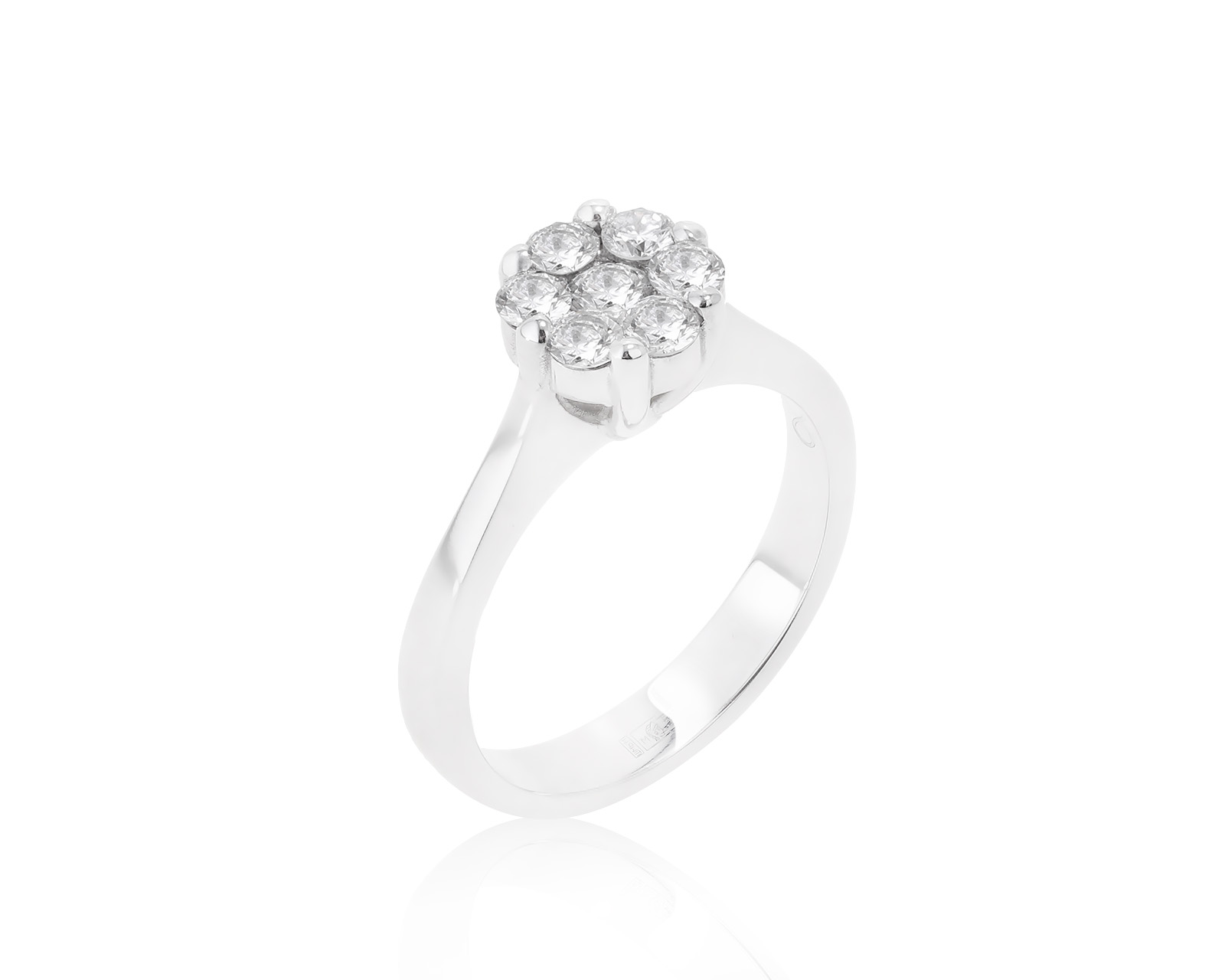 Оригинальное золотое кольцо с бриллиантами 0.67ct Zen 110722/3