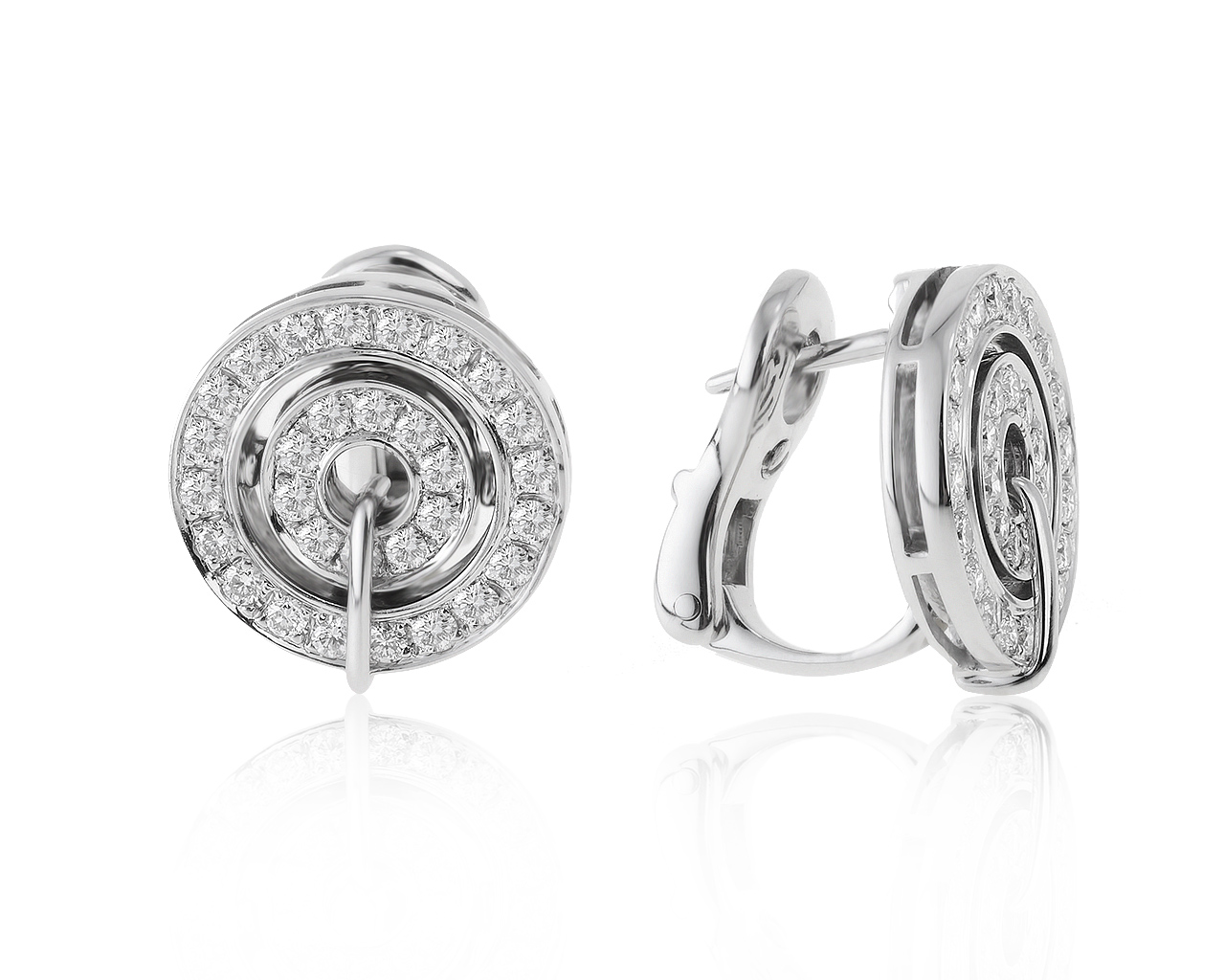 Оригинальные золотые серьги с бриллиантами 1.07ct Bvlgari Astral 170521/5