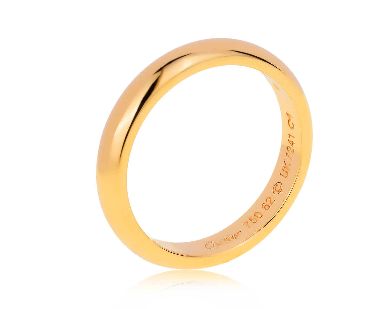 Оригинальное золотое кольцо Cartier 1895 241120/1