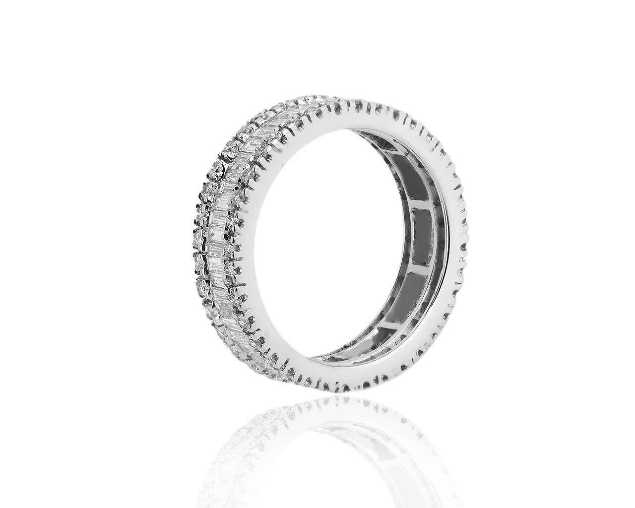 Престижное золотое кольцо с бриллиантами 2.55ct