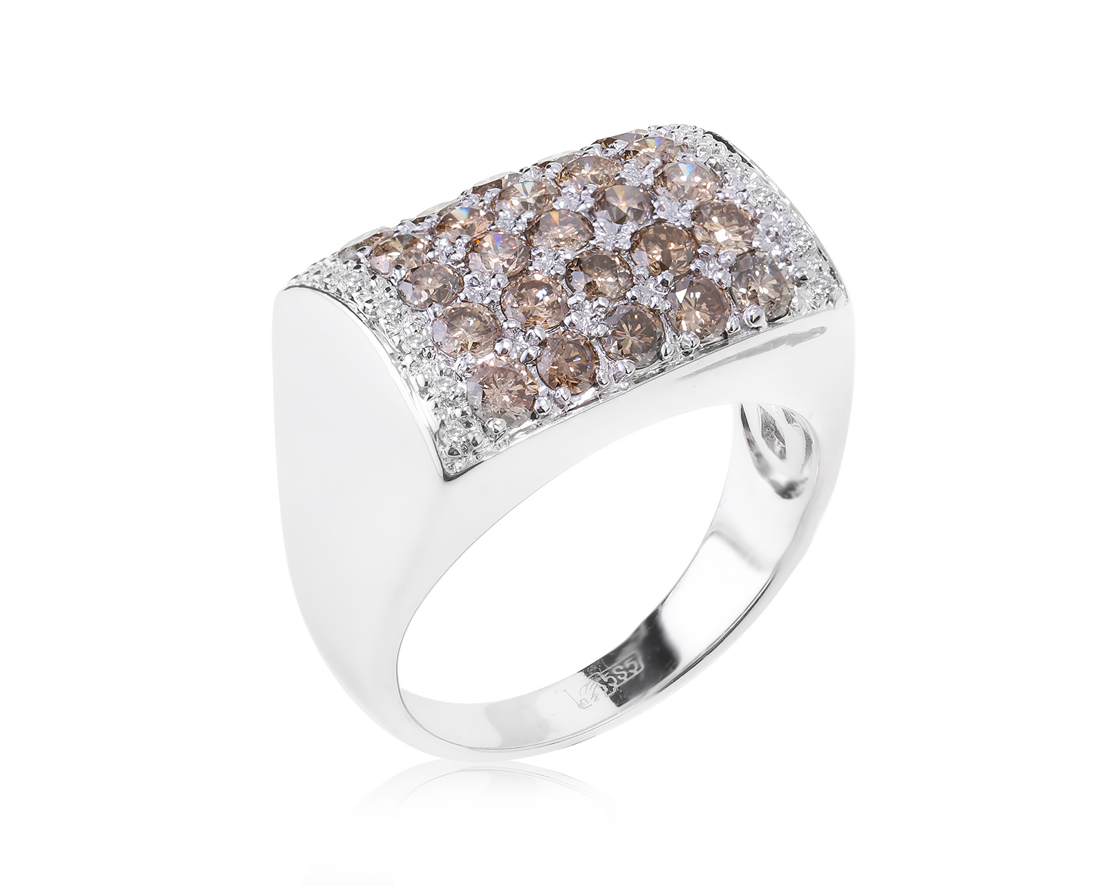 Золотое кольцо с бриллиантами 1.40ct 190224/30