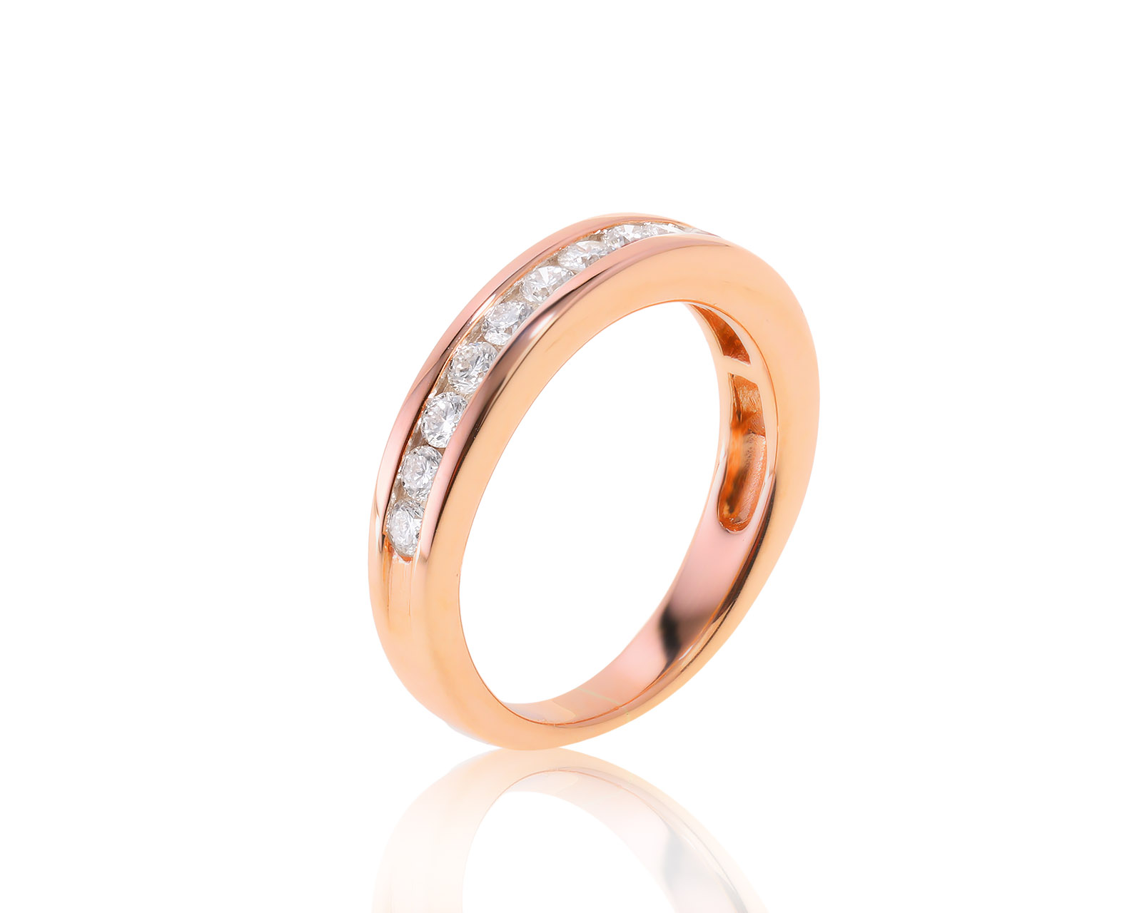 Нарядное золотое кольцо с бриллиантами 0.47ct 010323/11