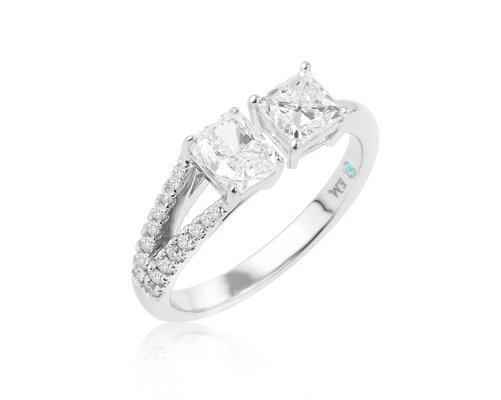 Золотое кольцо с бриллиантами 1.64ct Evgeny Matveev 100225/Б69