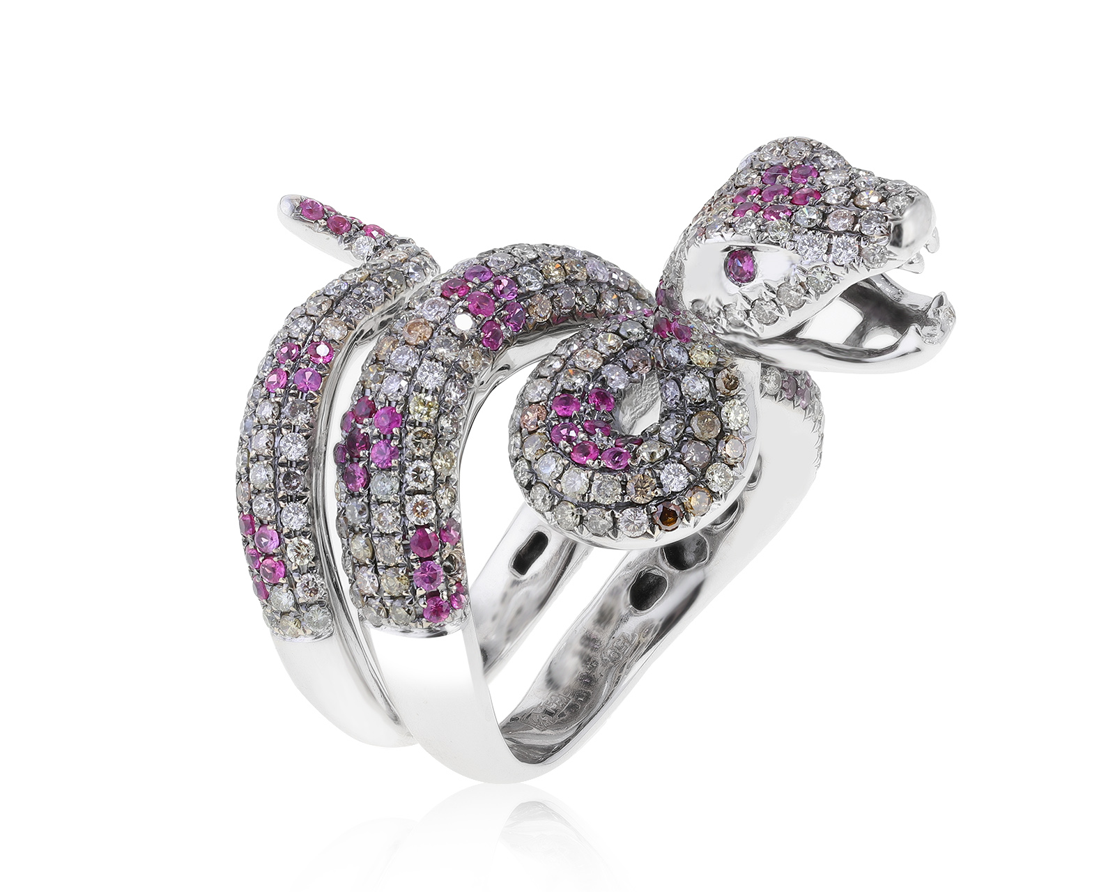 Превосходное золотое кольцо с бриллиантами 3.23ct 241221/6