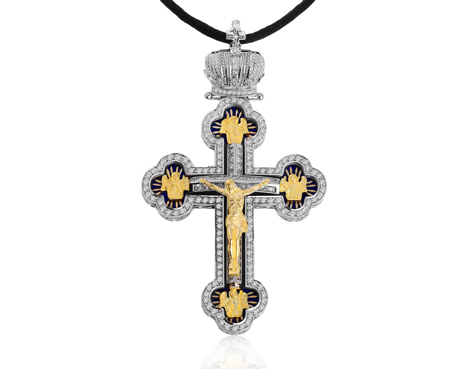 Безупречный золотой кулон с бриллиантами 2.45ct 240521/13