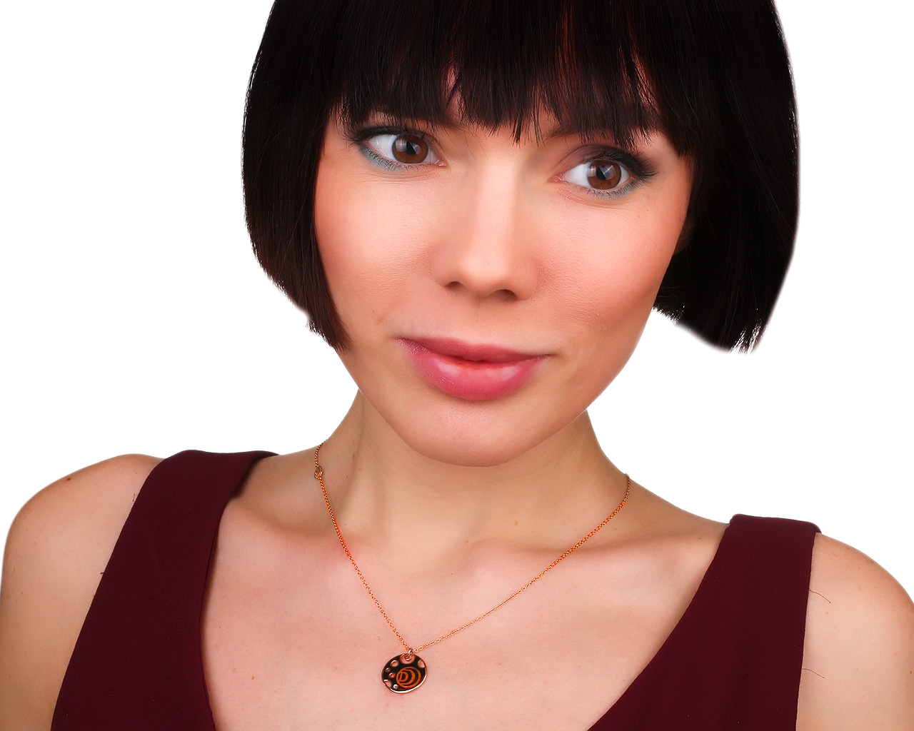 Элегантная золотая подвеска с бриллиантами Damiani