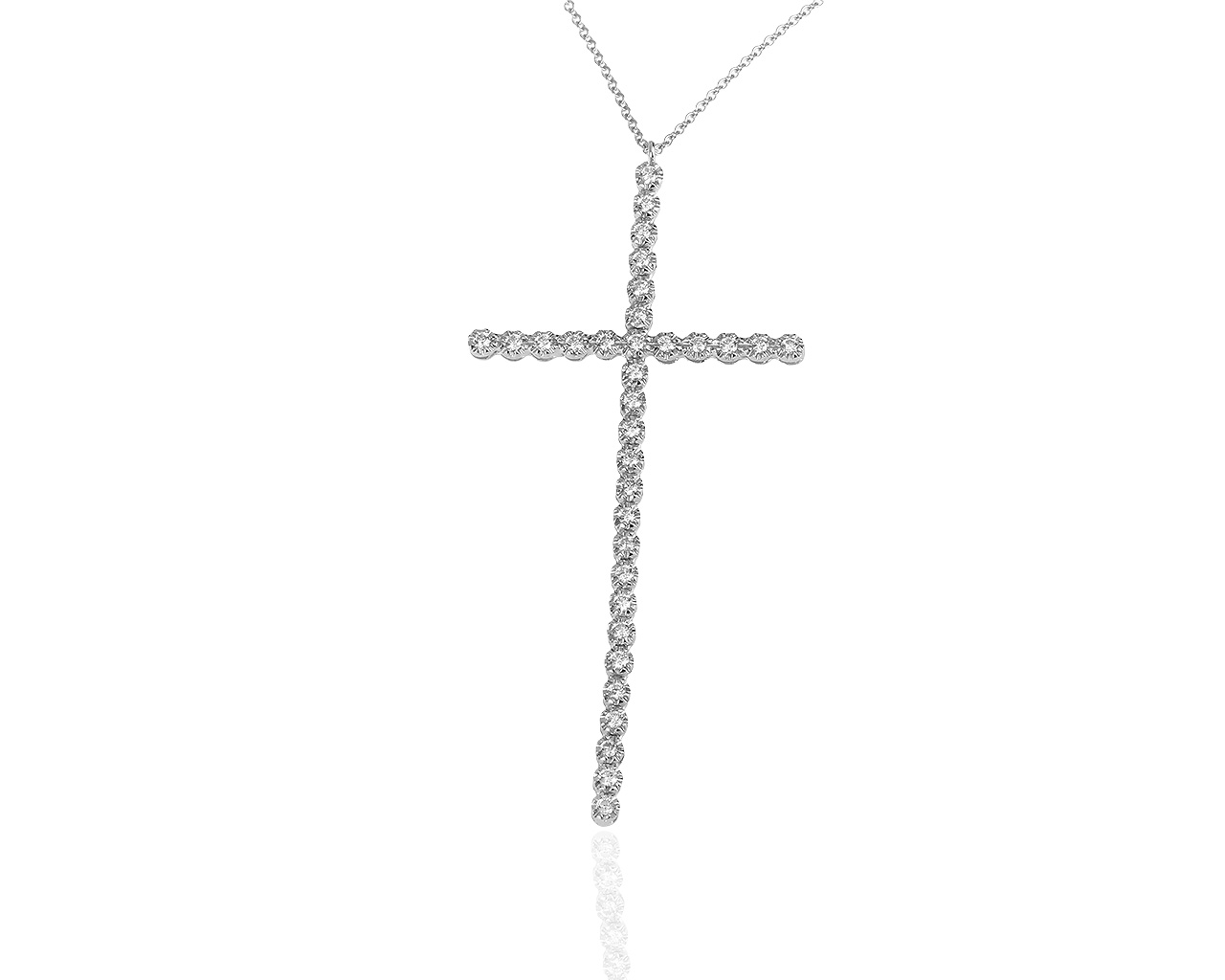 Престижный золотой кулон с бриллиантами 0.83ct 100120/15