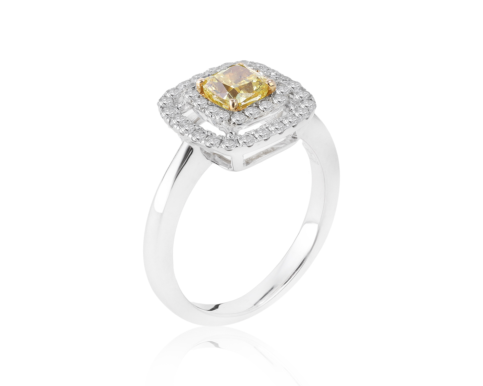 Притягательное золотое кольцо с бриллиантами 0.87ct 011221/29