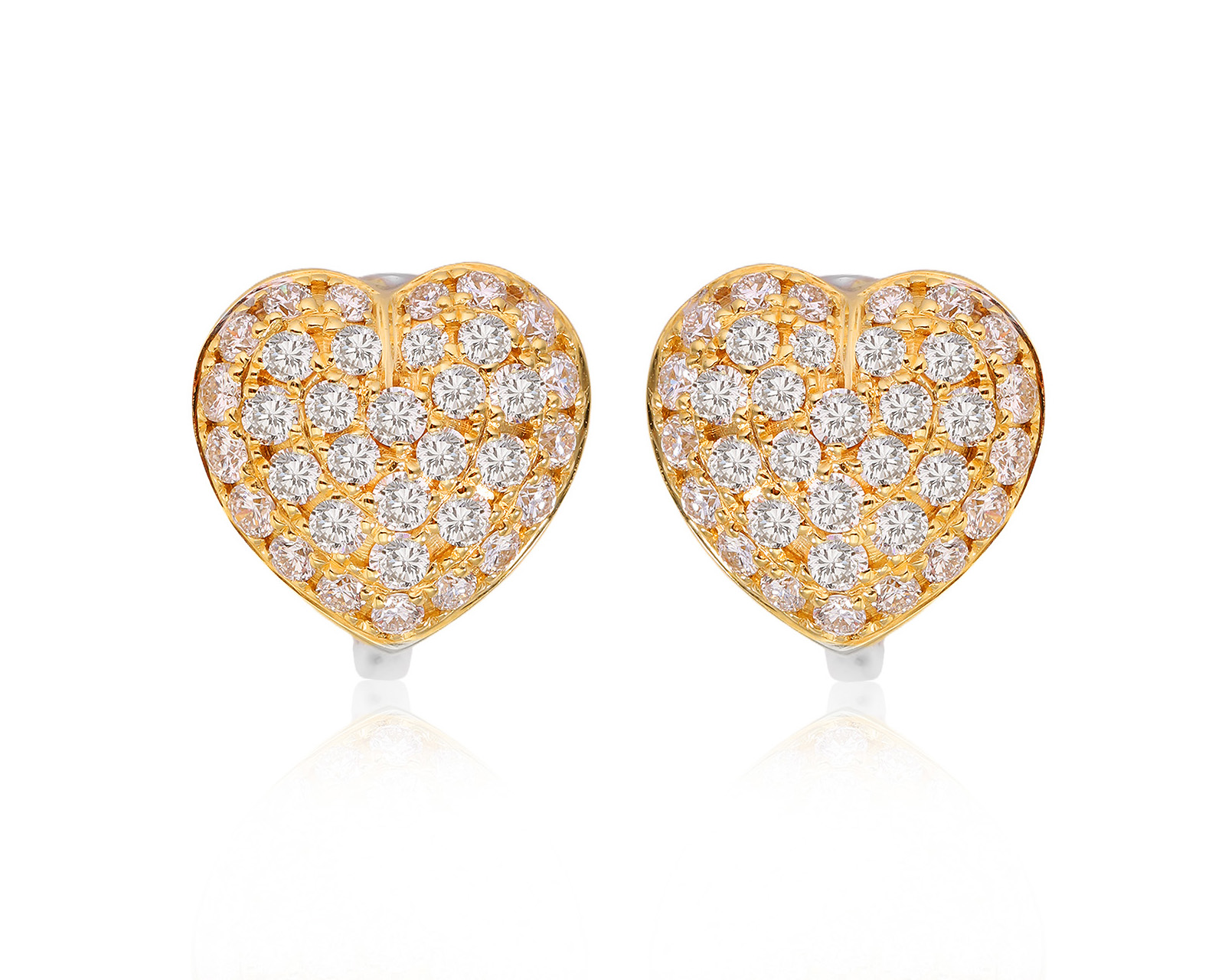 Оригинальные золотые серьги с бриллиантами 1.72ct Picchiotti 290725/6