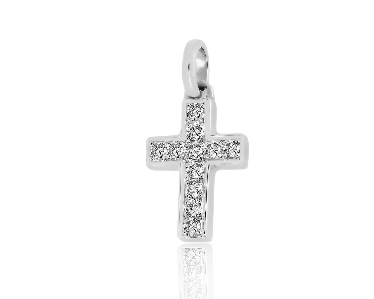 Безупречный золотой кулон с бриллиантами 0.65ct 210819/1