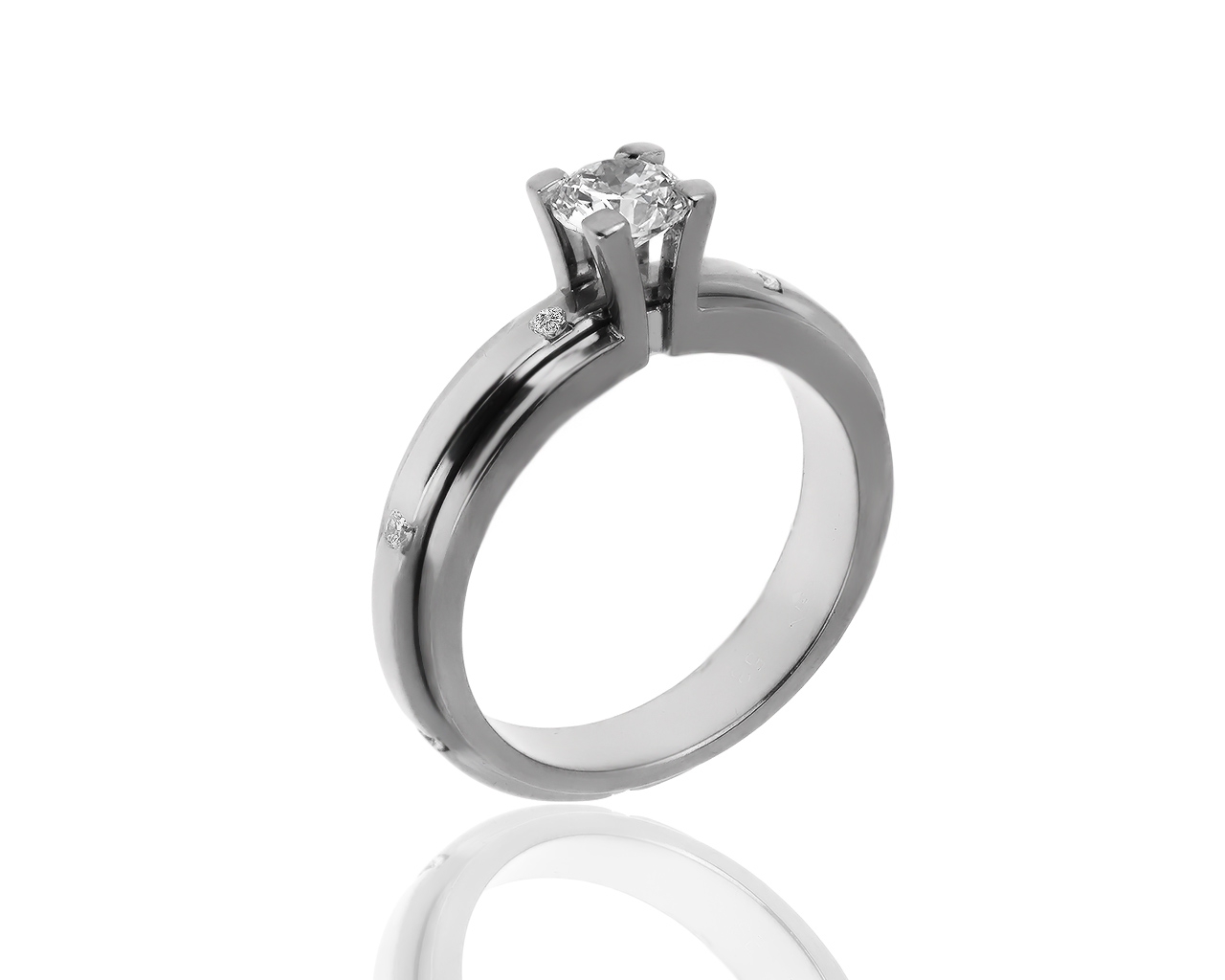 Оригинальное золотое кольцо с бриллиантами 0.61ct Piaget