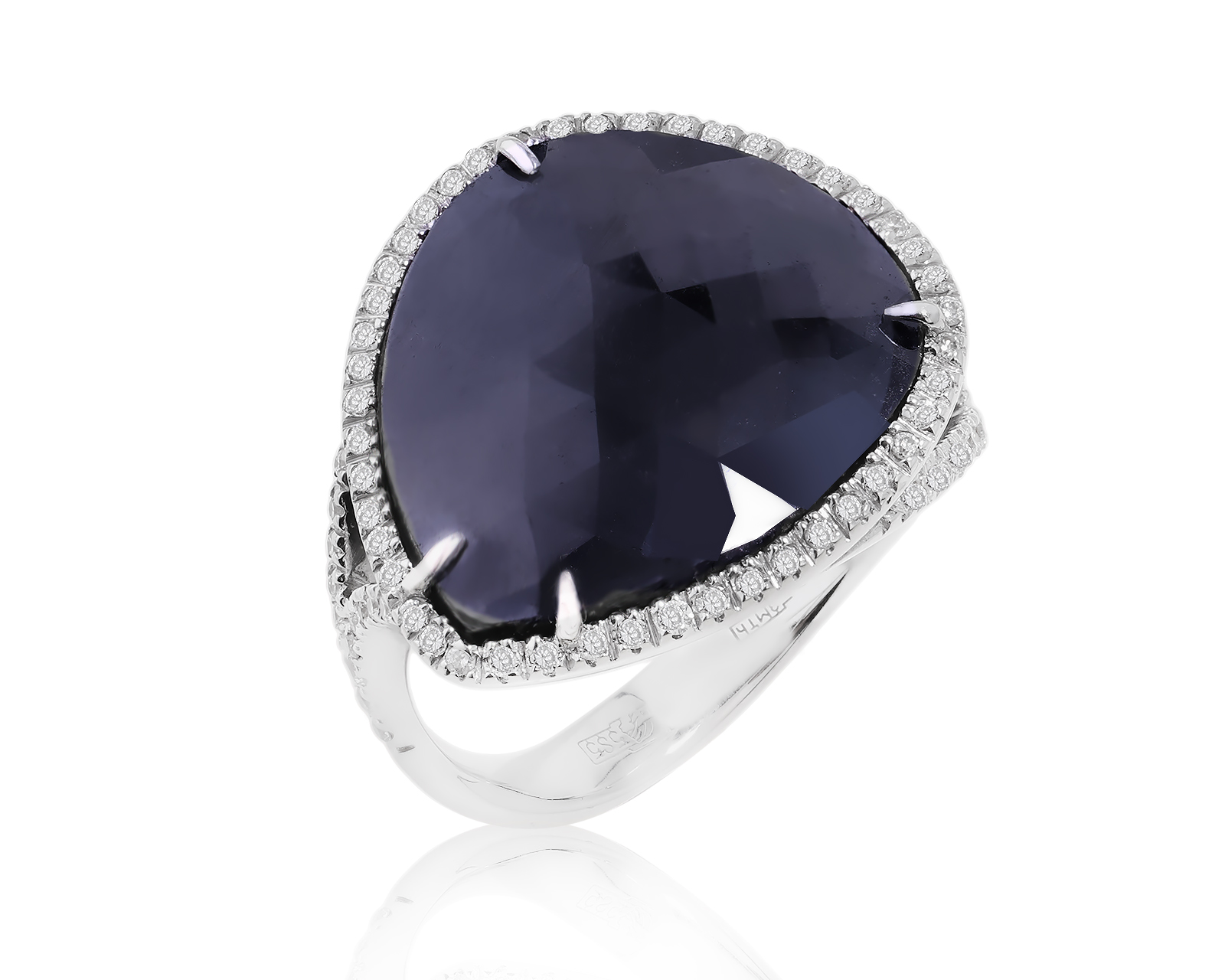 Золотое кольцо с бриллиантами 10.16ct 290224/10