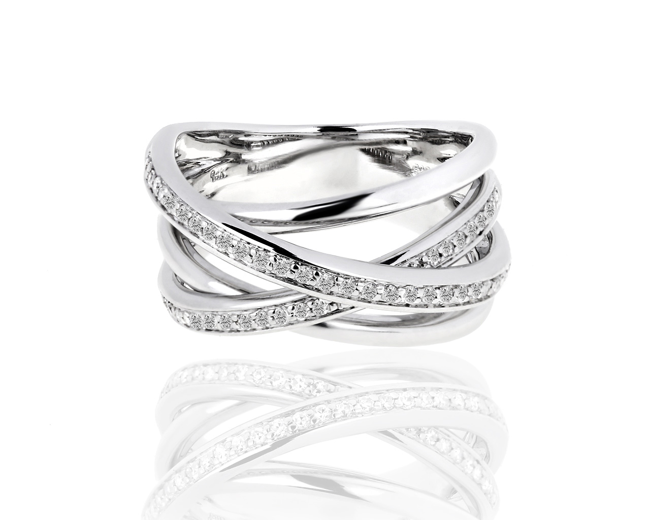 Изящное золотое кольцо с бриллиантами 0.25ct 170419/7