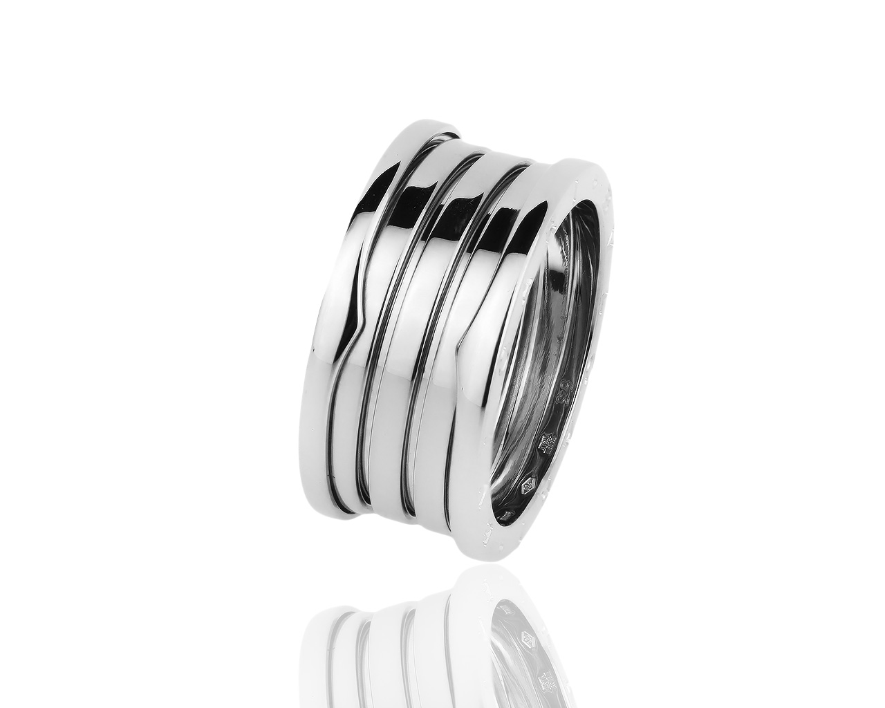 Престижное золотое кольцо Bvlgari B.Zero1 080519/4