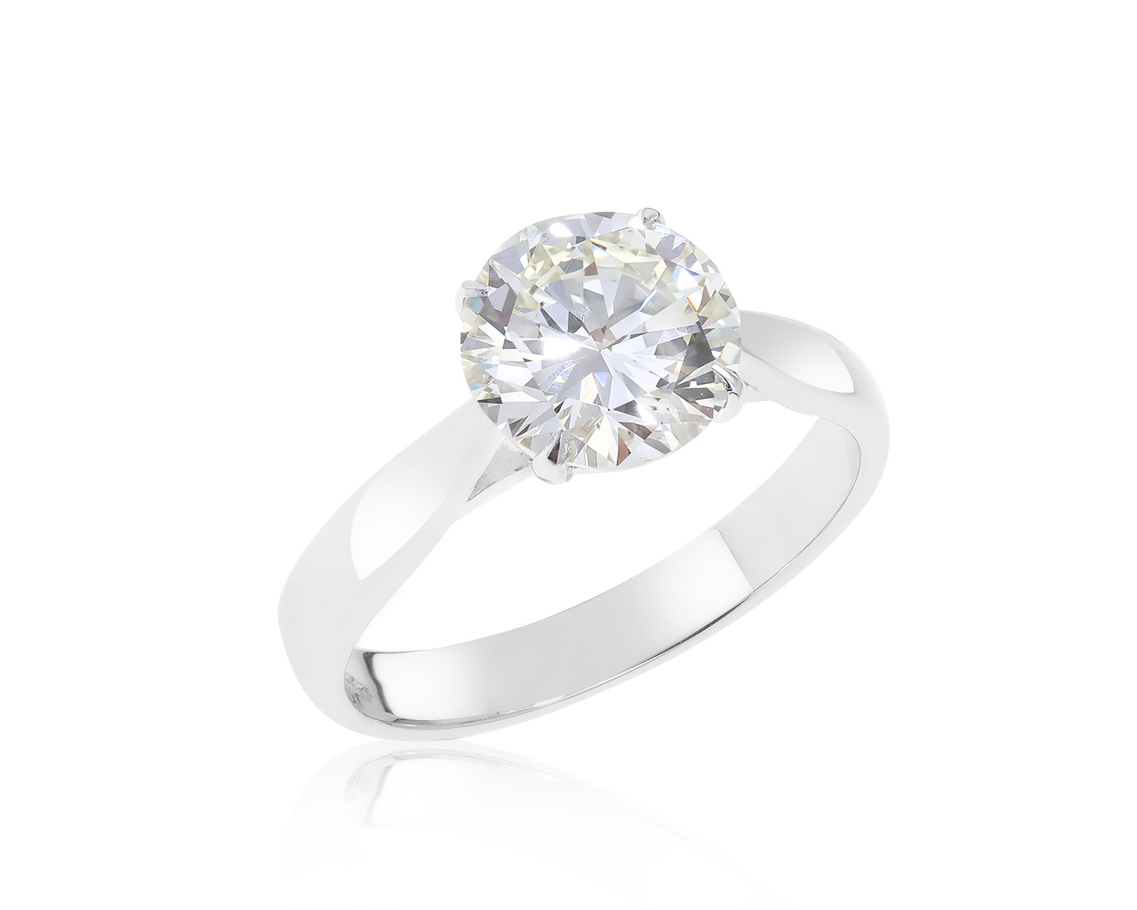 Восхитительное золотое кольцо с бриллиантом 2.02ct 170222/7