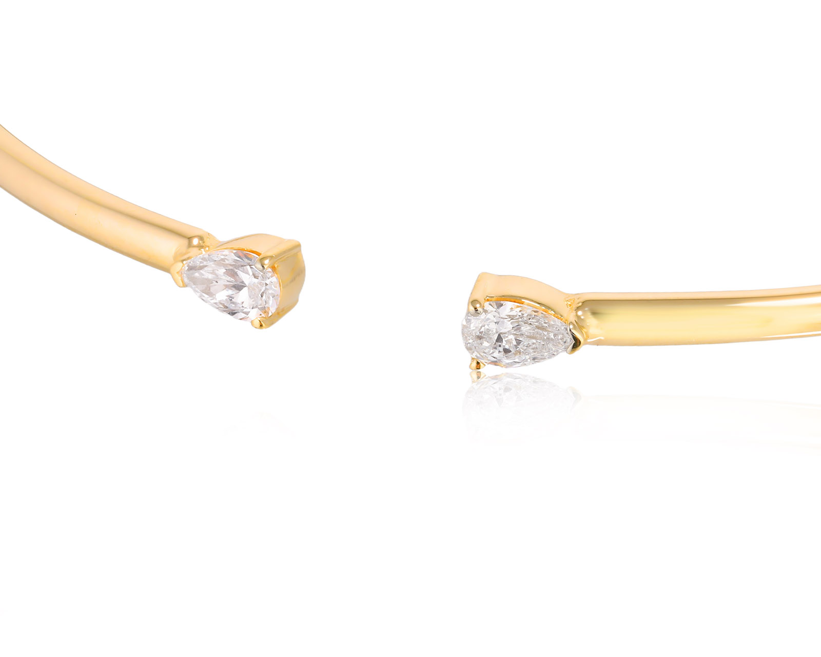 Золотой браслет с бриллиантами 0.38ct