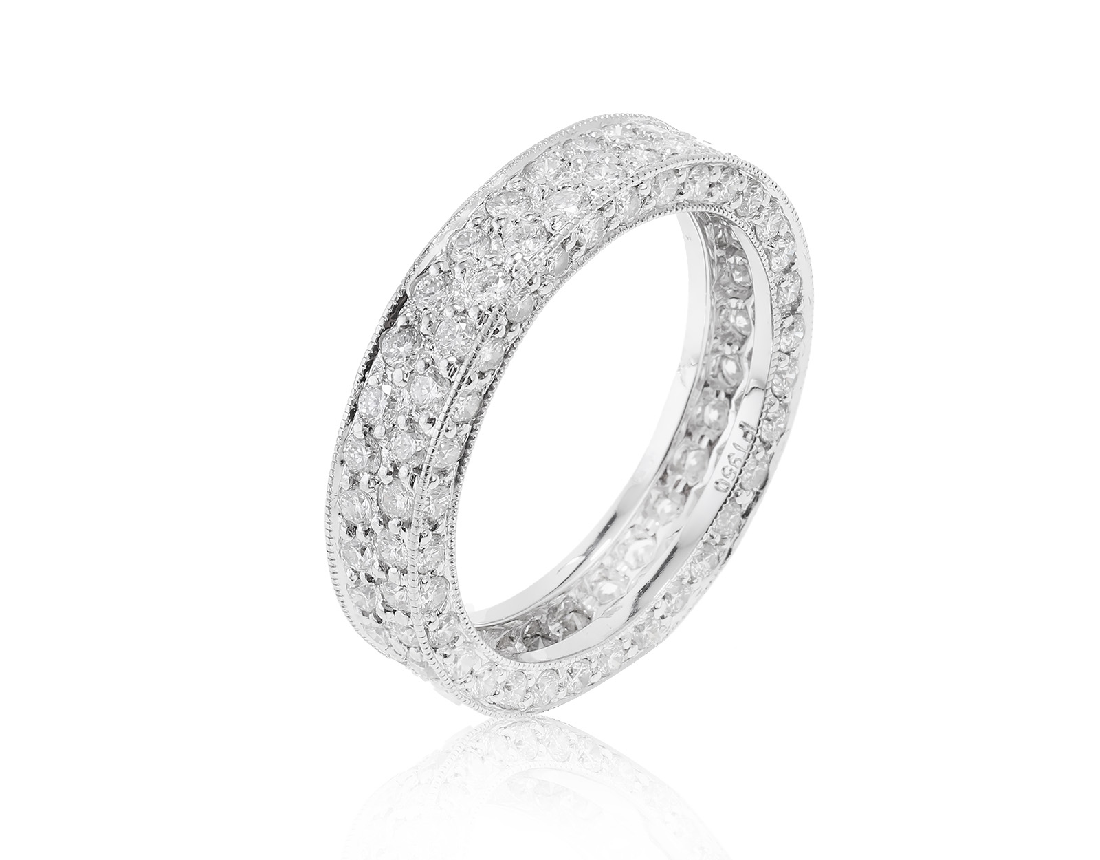 Прекрасное платиновое кольцо с бриллиантами 2.05ct 010323/2