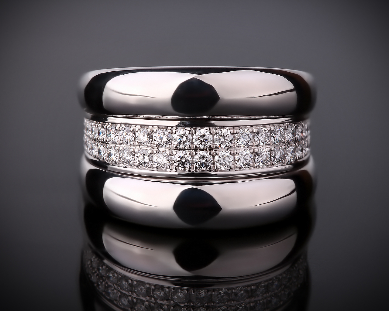 Золотое кольцо с бриллиантами 0.84ct Chopard La Strada