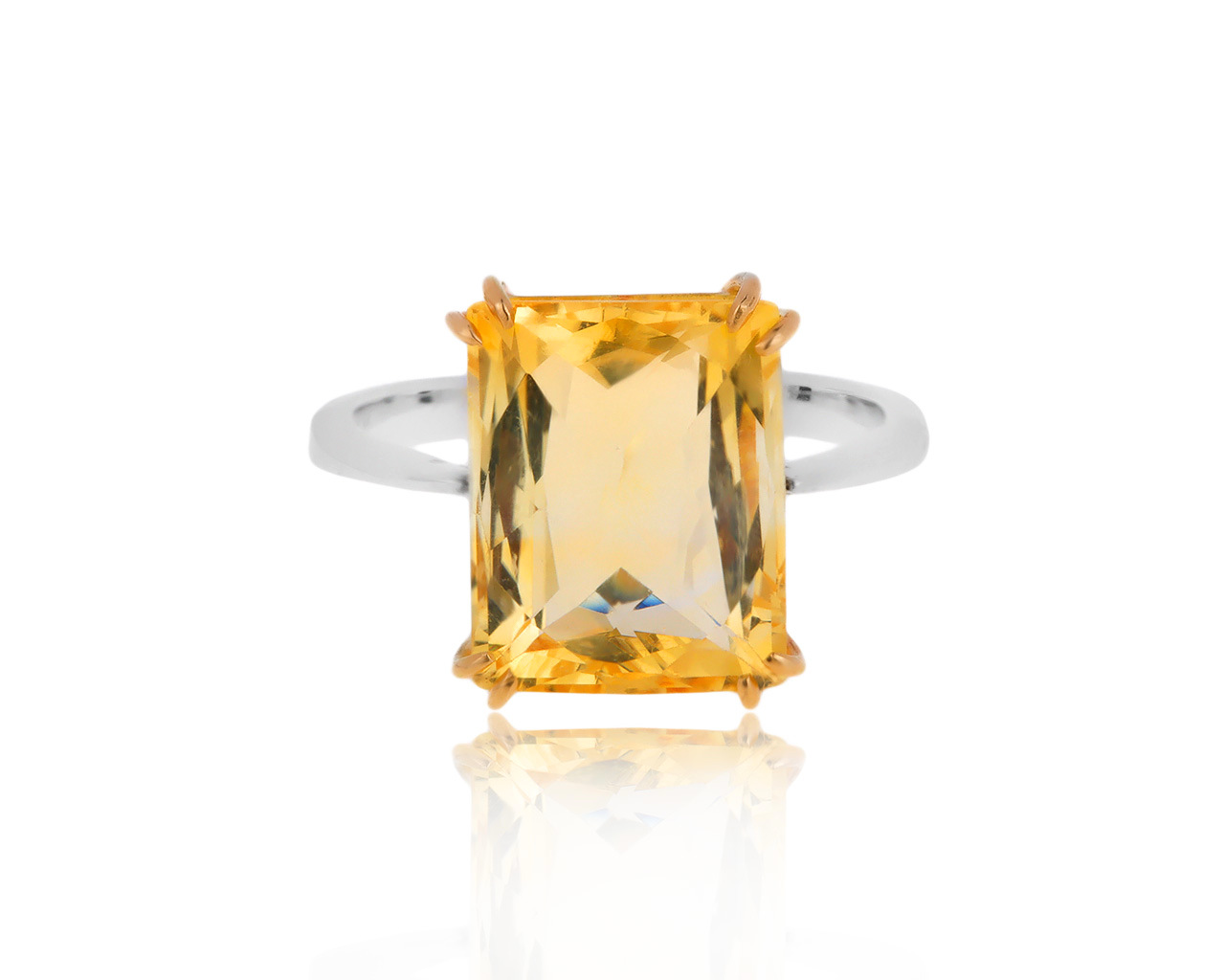 Потрясающее золотое кольцо с цитрином 8.51ct 180220/1