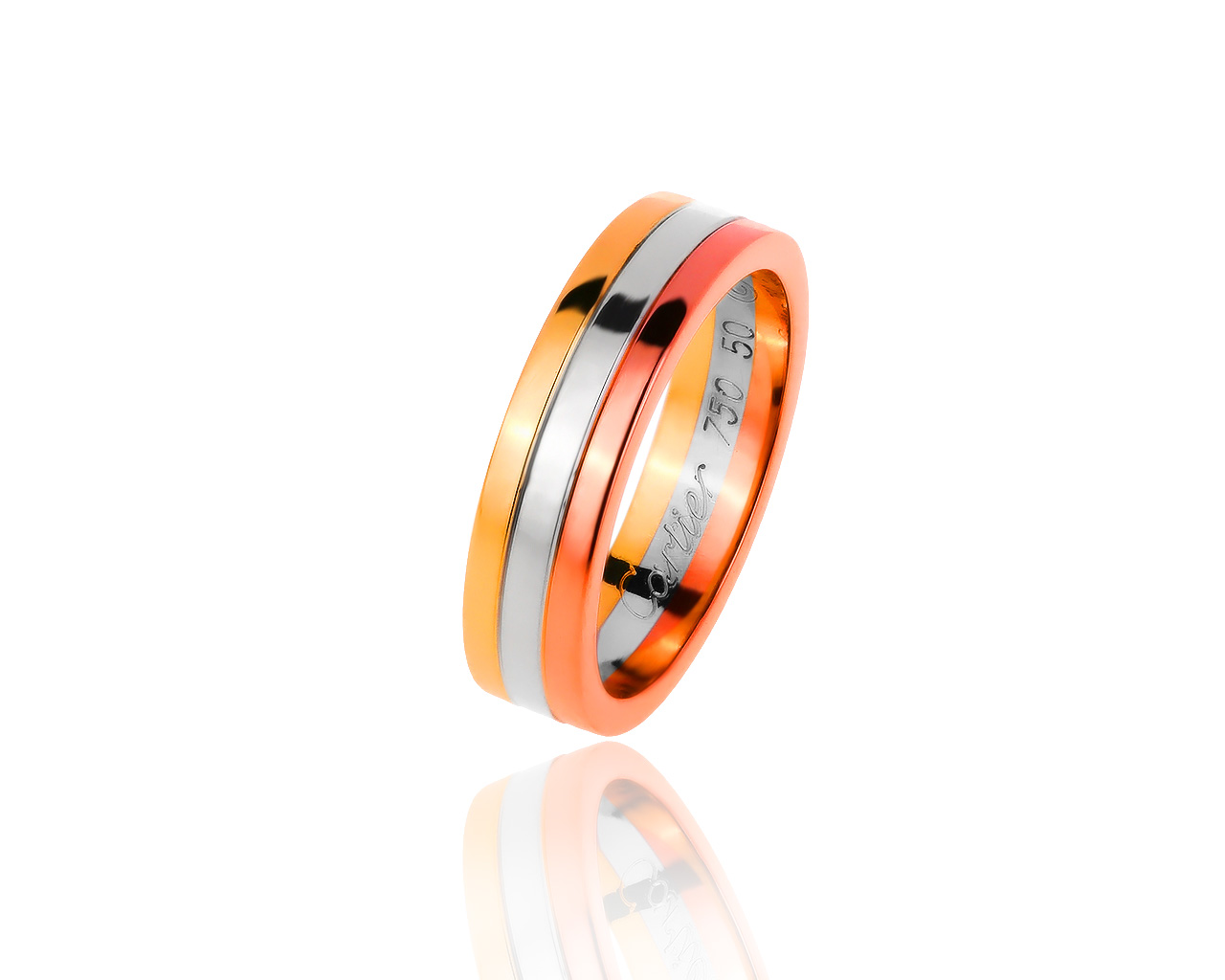 Оригинальное золотое кольцо Cartier 080819/8 Оригинальное золотое кольцо Cartier 080819/8