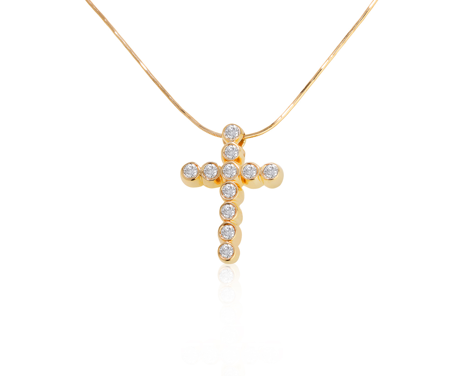 Оригинальный золотой кулон ЭПЛ Якутские Бриллианты 050122/5