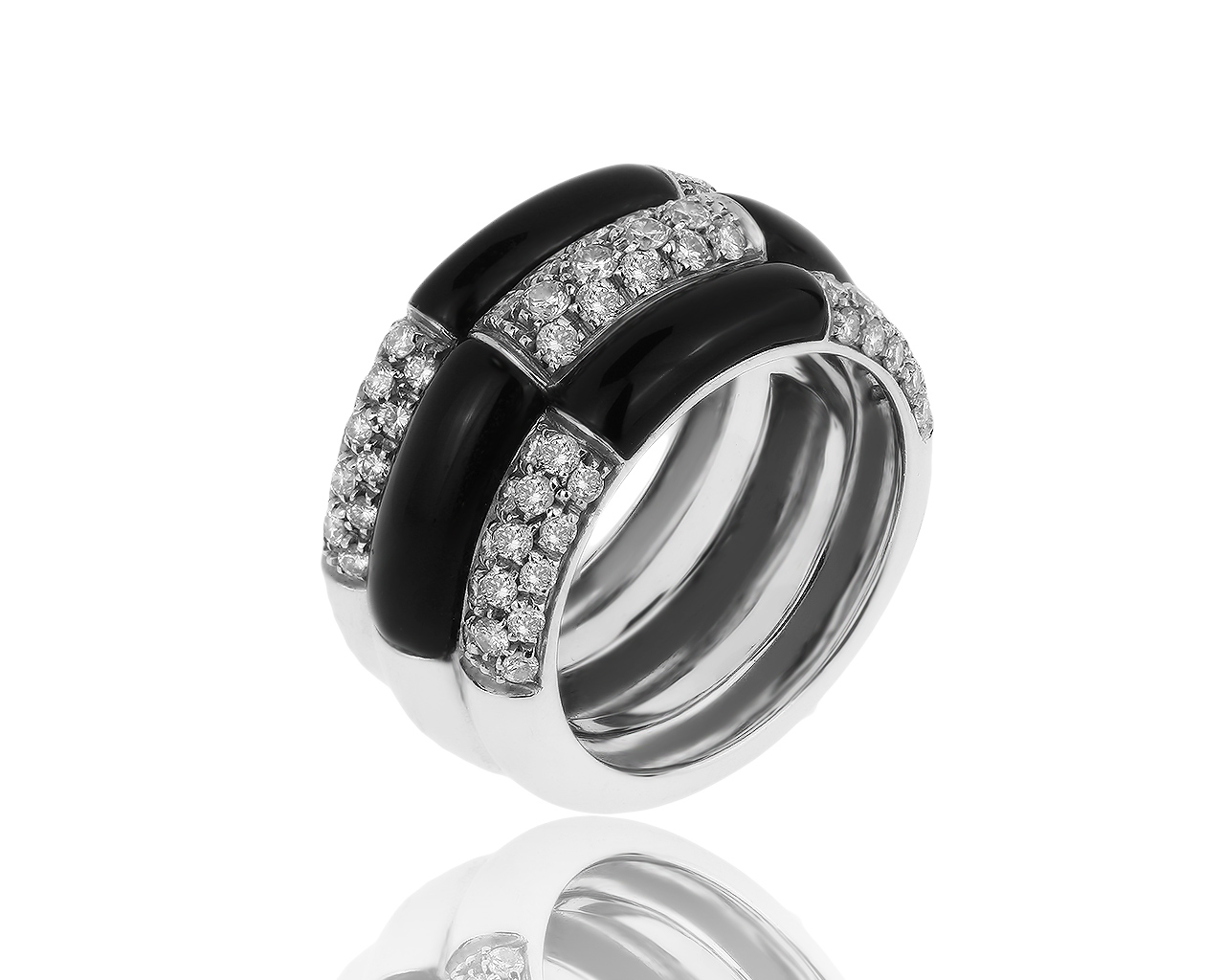 Итальянское золотое кольцо с бриллиантами 1.12ct 240719/9