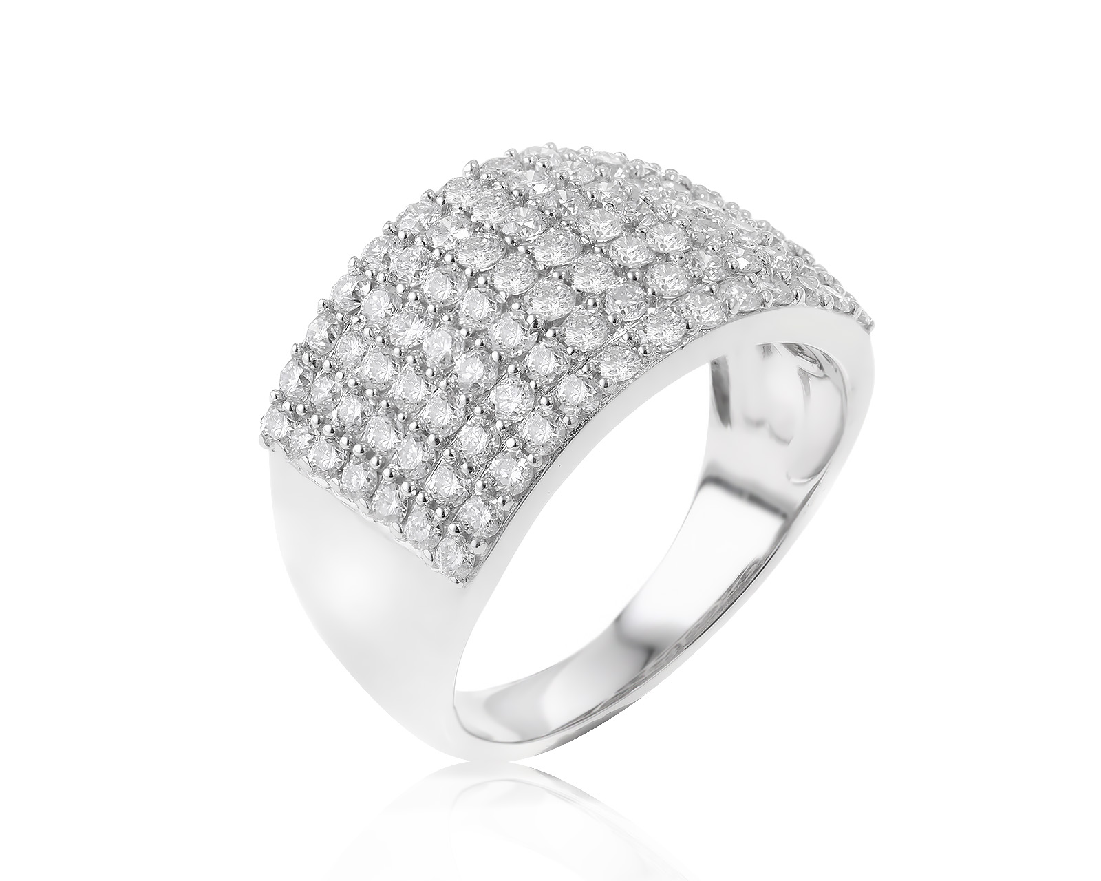 Золотое кольцо с бриллиантами 1.36ct 110424/2