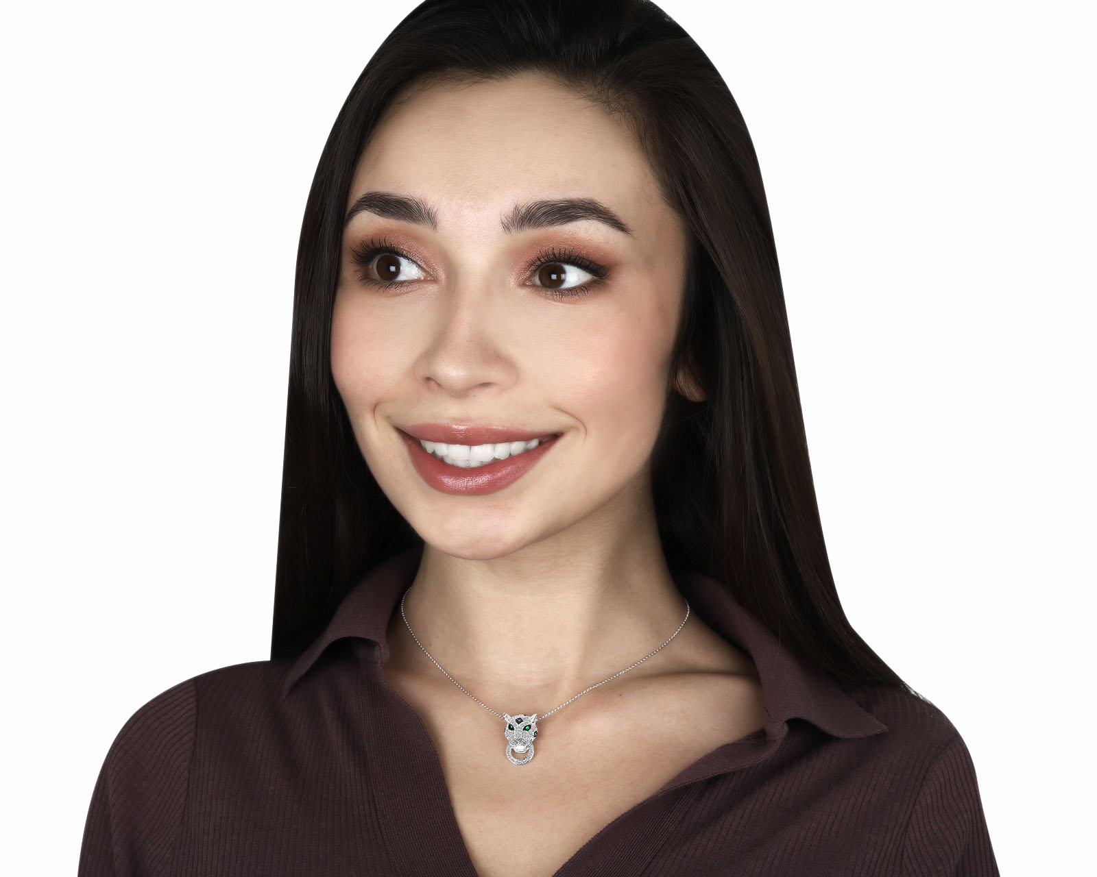 Очаровательный золотой кулон с бриллиантами 0.28ct