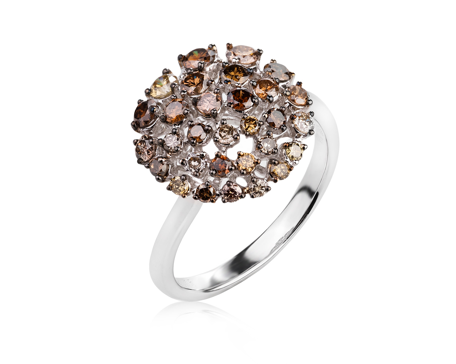 Золотое кольцо с бриллиантами 1.13ct 181025/7