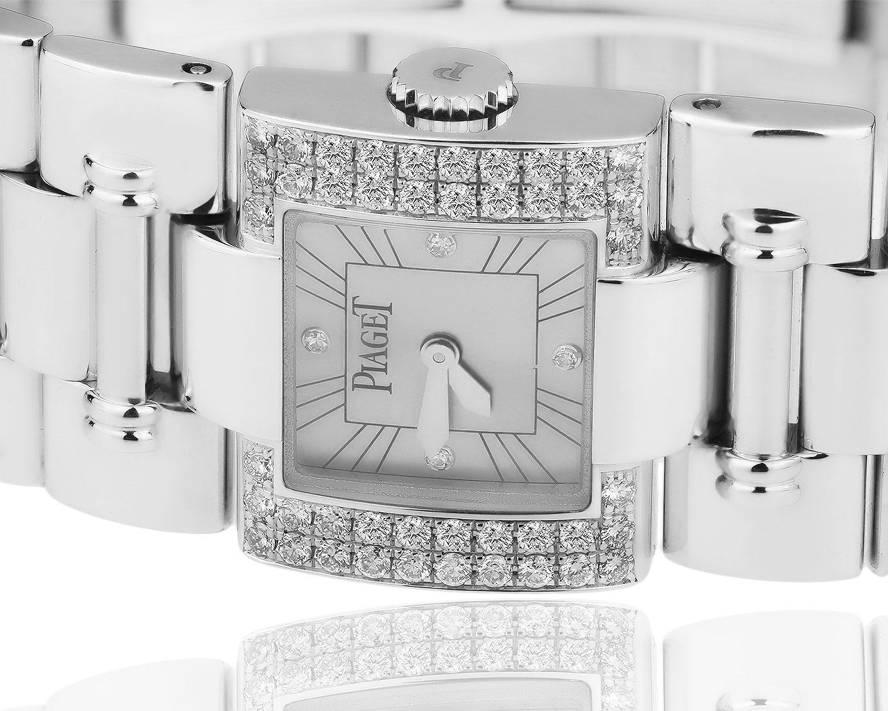 Шикарные золотые часы с бриллиантами 0.69ct Piaget 250219/10