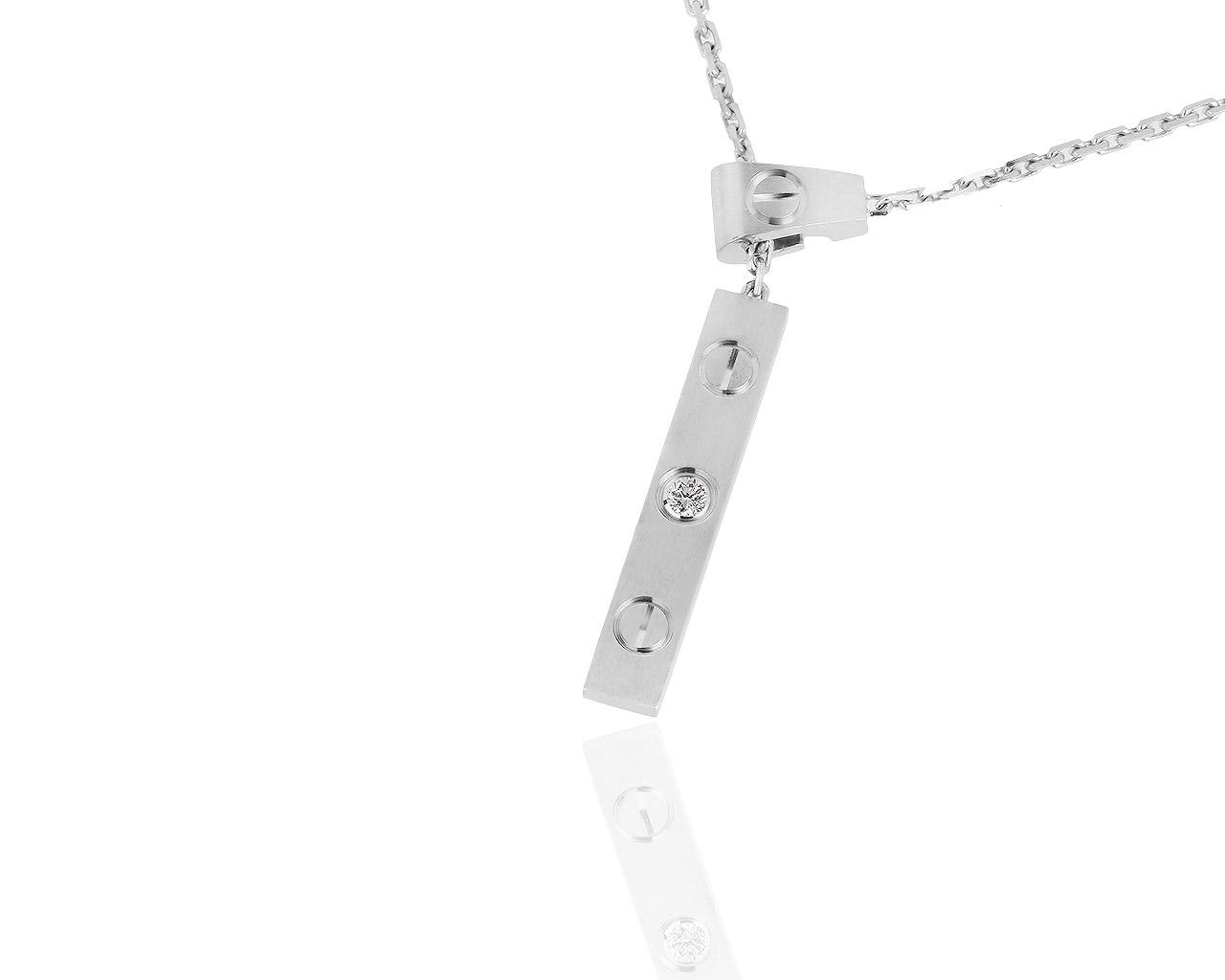 Оригинальная золотая подвеска с бриллиантом Cartier Love 030918/1