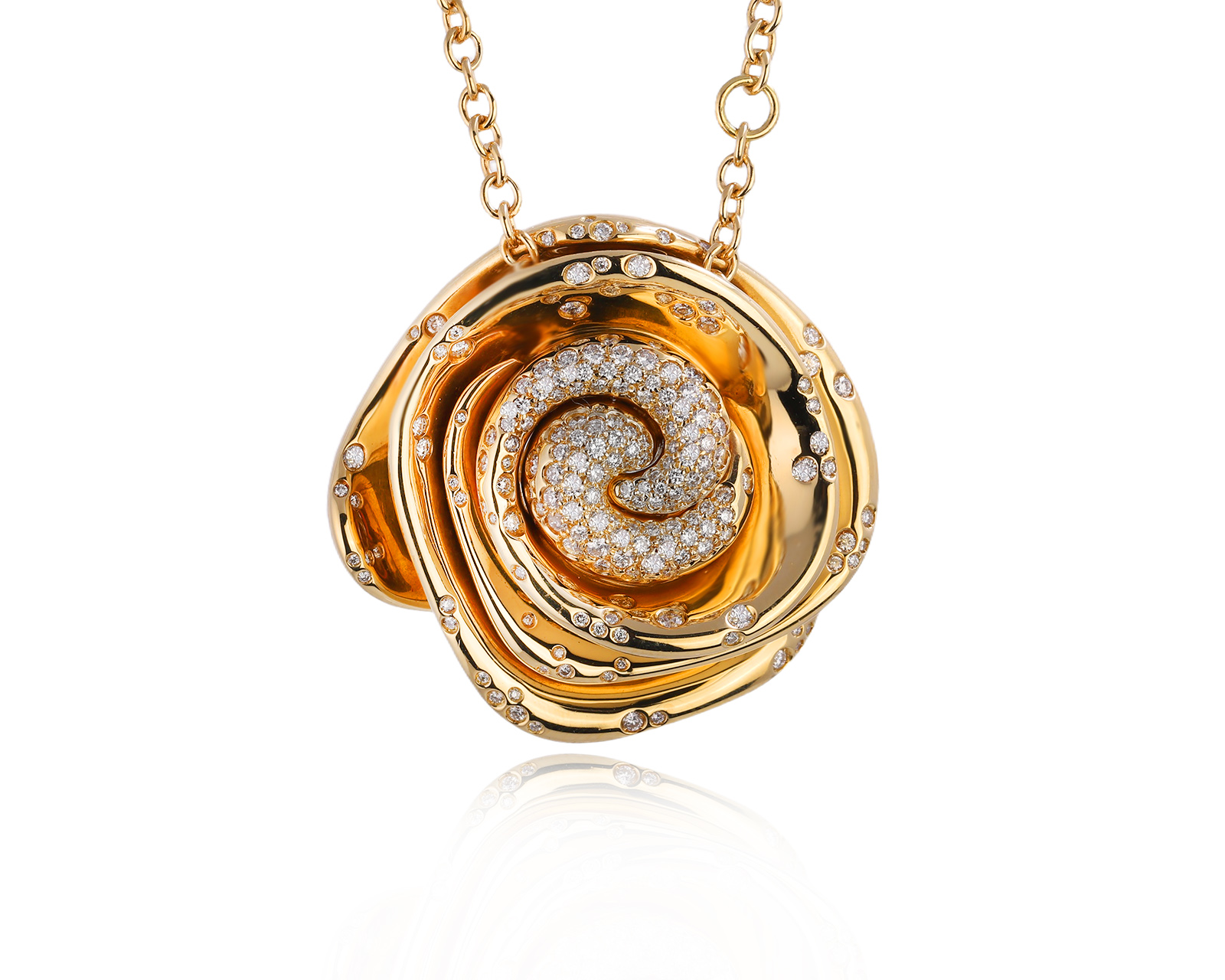 Оригинальное золотое колье с бриллиантами 2.60ct Pasquale Bruni 990254/1