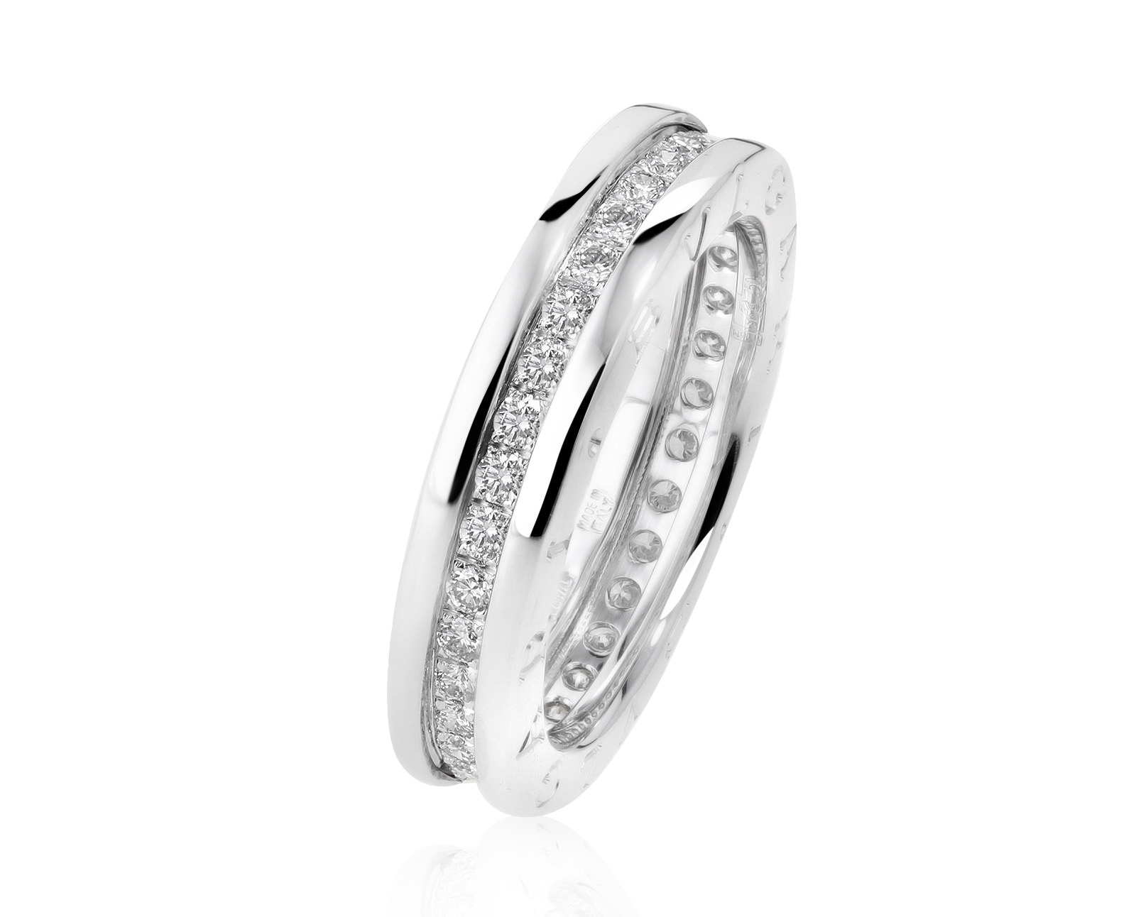 Оригинальное золотое кольцо с бриллиантами 0.48ct Bvlgari B.Zero1 260821/1