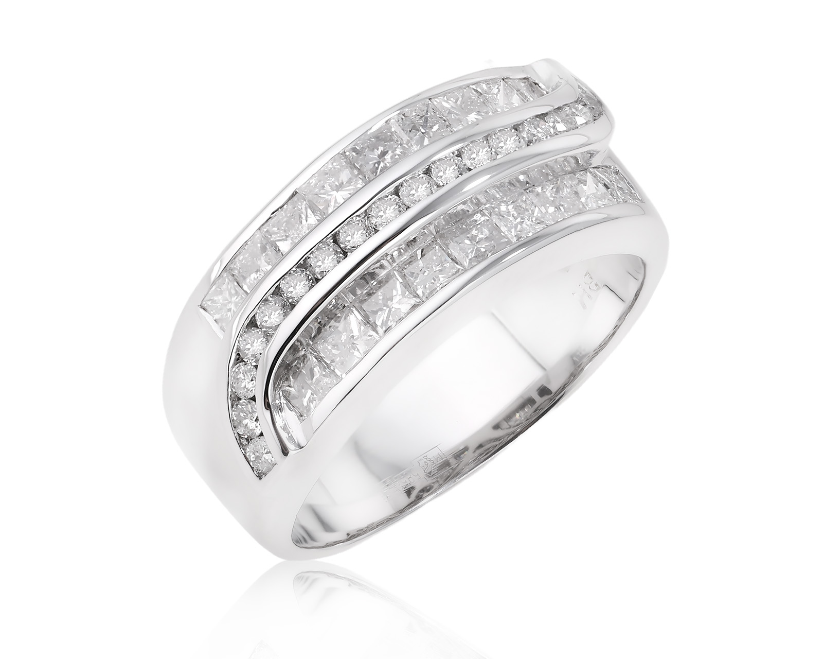 Золотое кольцо с бриллиантами 1.36ct 240325/2 Золотое кольцо с бриллиантами 1.36ct 240325/2