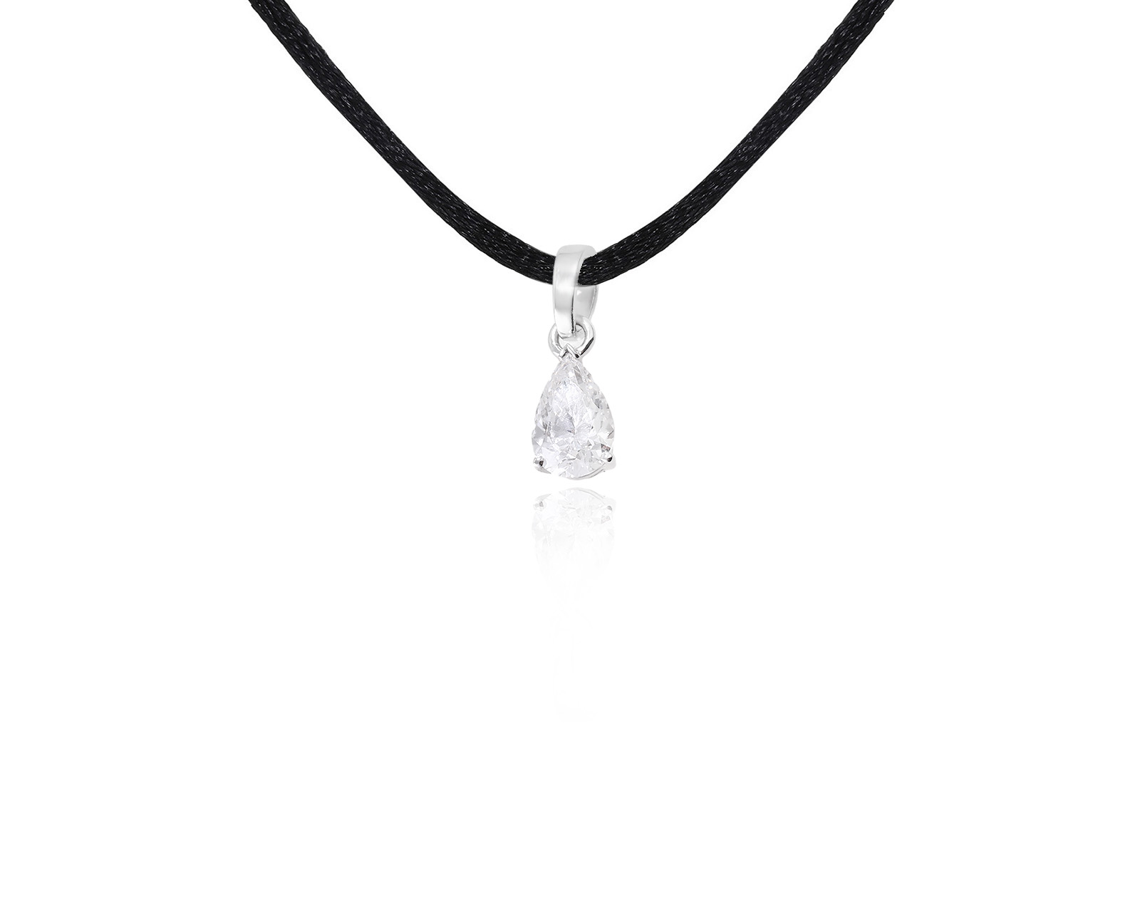 Золотой кулон с бриллиантом 0.77ct 040124/1