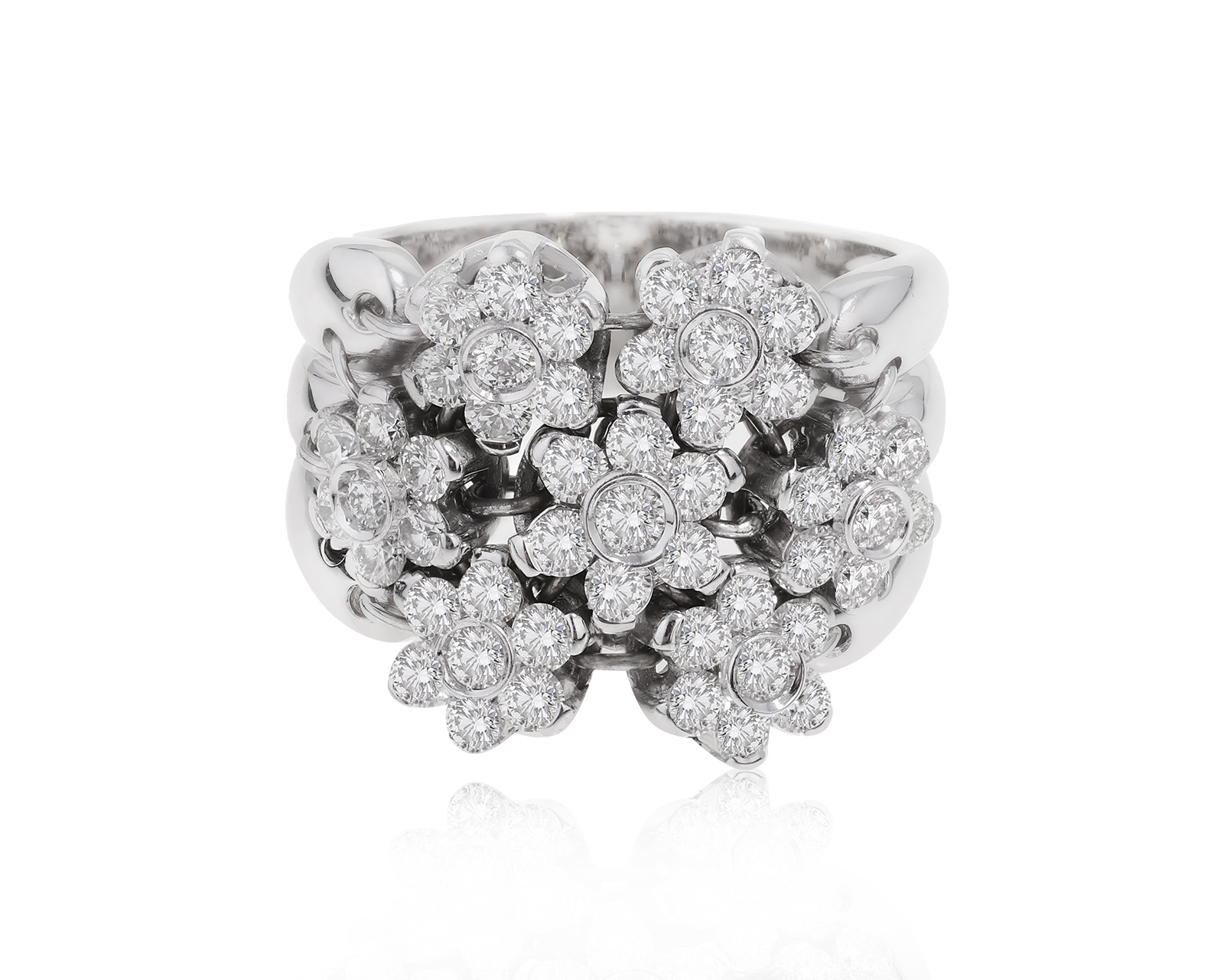 Золотое кольцо с бриллиантами 1.18ct 220524/4