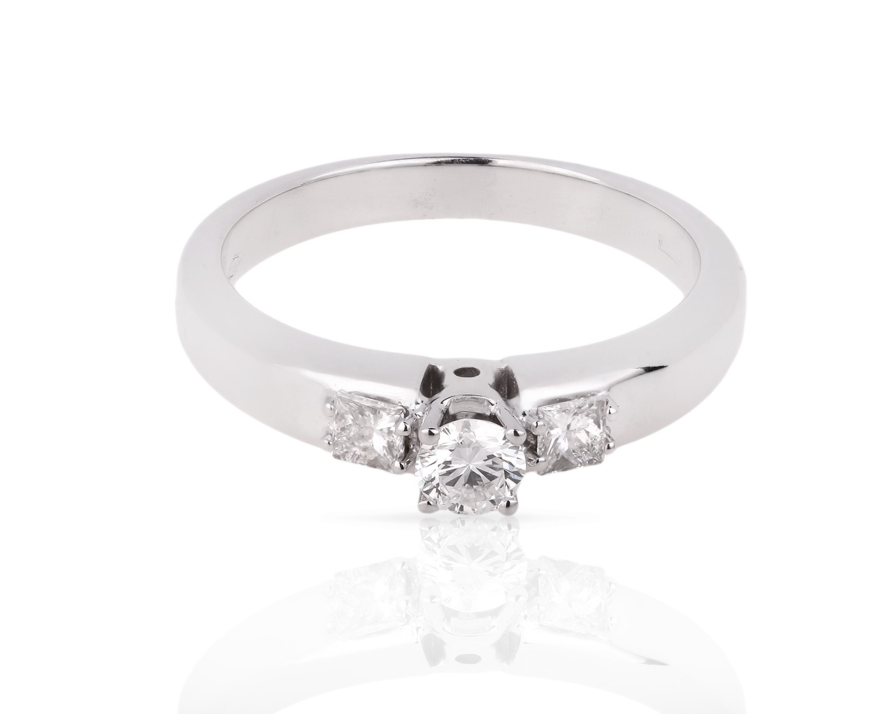 Итальянское золотое кольцо с бриллиантами 0.51ct 210218/5