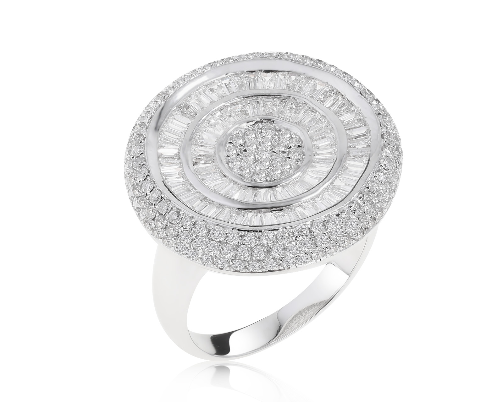 Завораживающее золотое кольцо с бриллиантами 2.61ct 100322/6