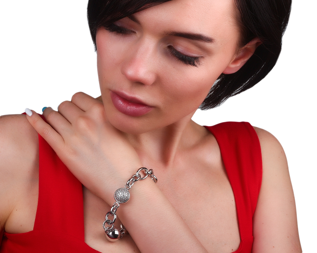 Шикарный золотой браслет с бриллиантами 2.40ct Pomellato