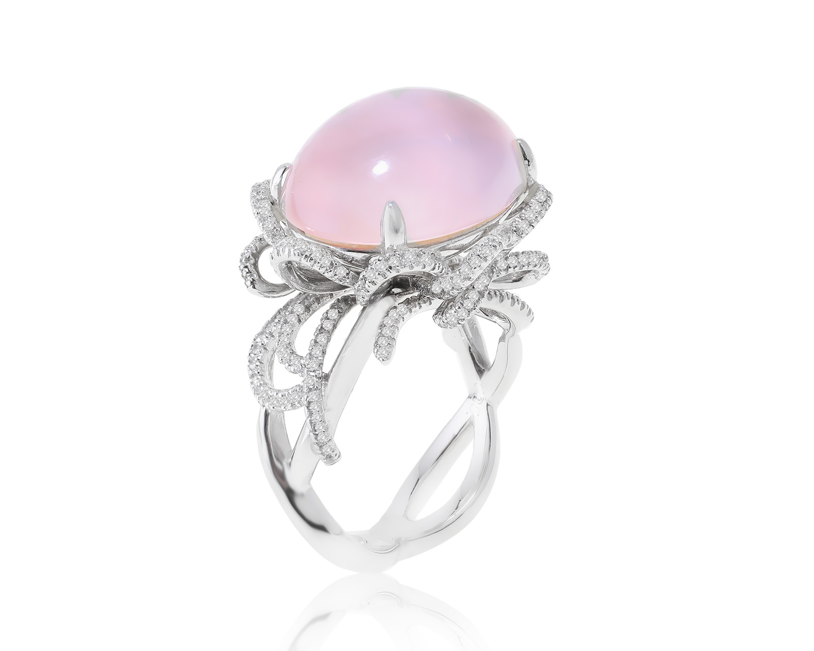 Оригинальное золотое кольцо с кварцем 10.80ct Roberto Bravo 141222/6