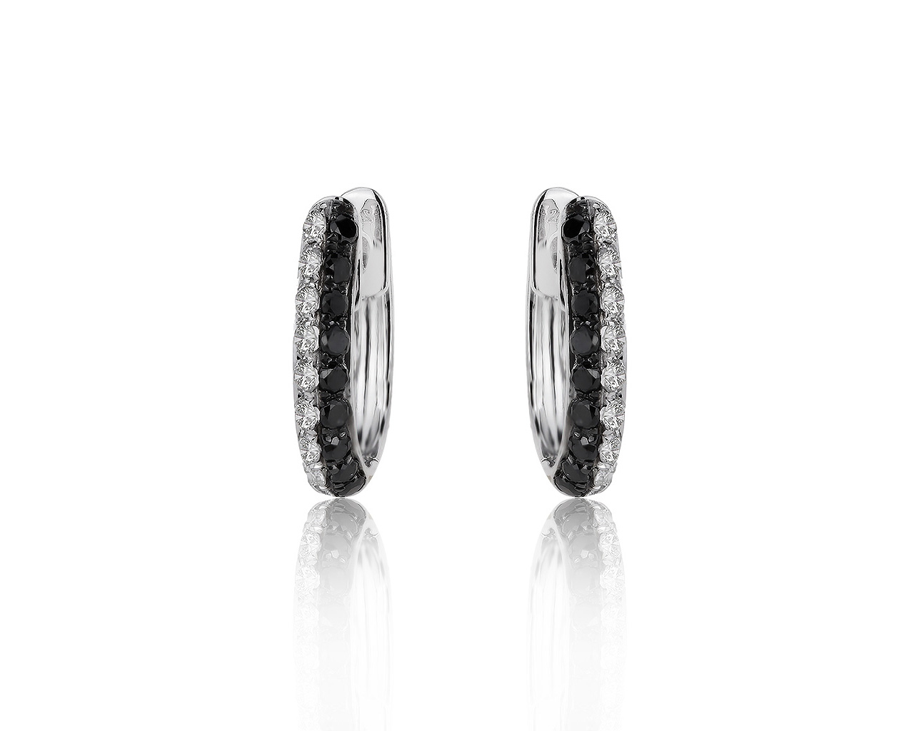 Изящные золотые серьги с бриллиантами 0.81ct 010819/11 Изящные золотые серьги с бриллиантами 0.81ct 010819/11