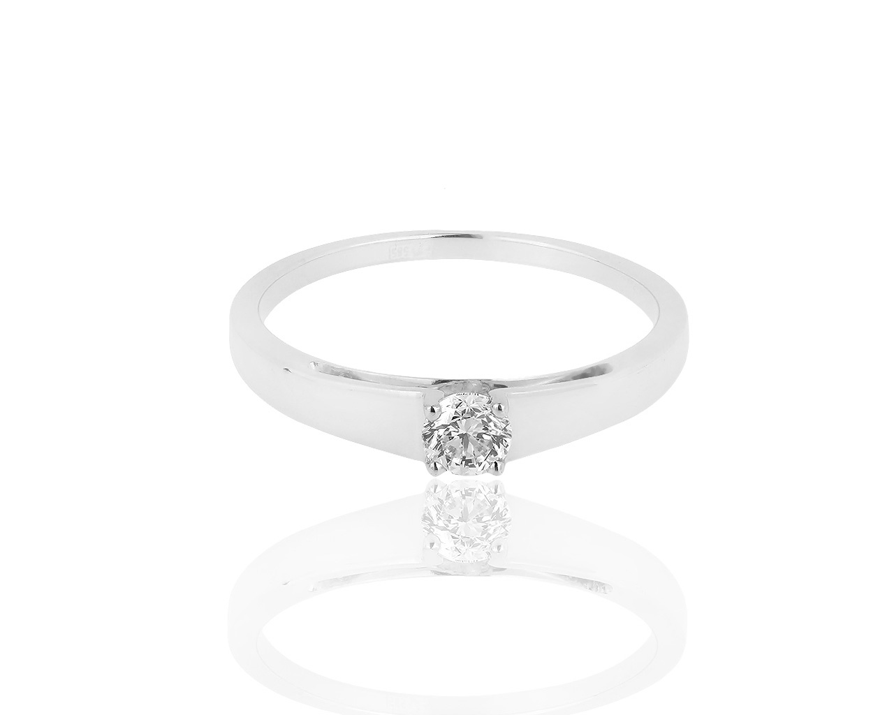 Золотое кольцо с бриллиантом 0.20ct 260519/3 Золотое кольцо с бриллиантом 0.20ct 260519/3
