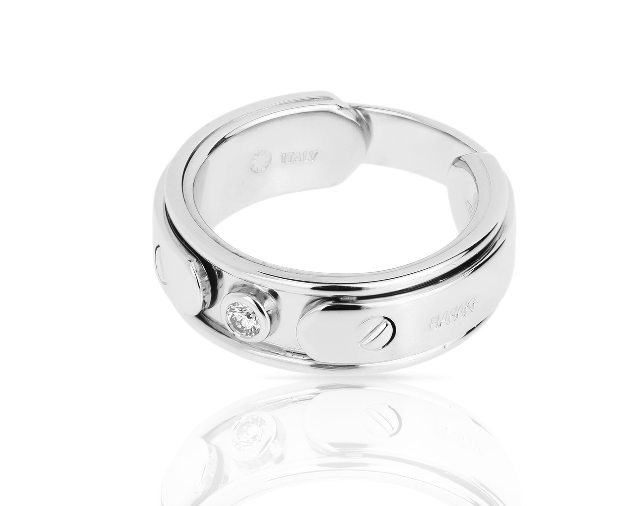 Оригинальное золотое кольцо с бриллиантами Baraka