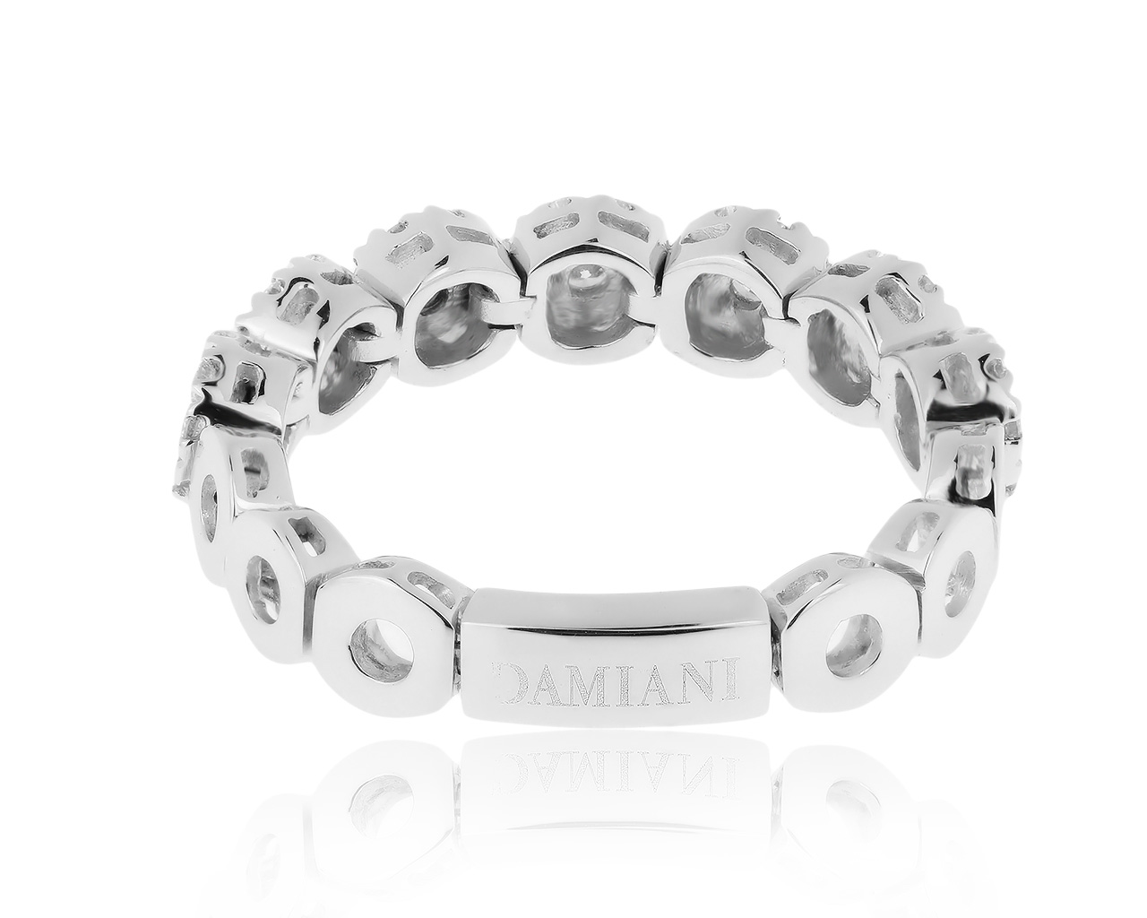 Оригинальное золотое кольцо с бриллиантами 0.54ct Damiani