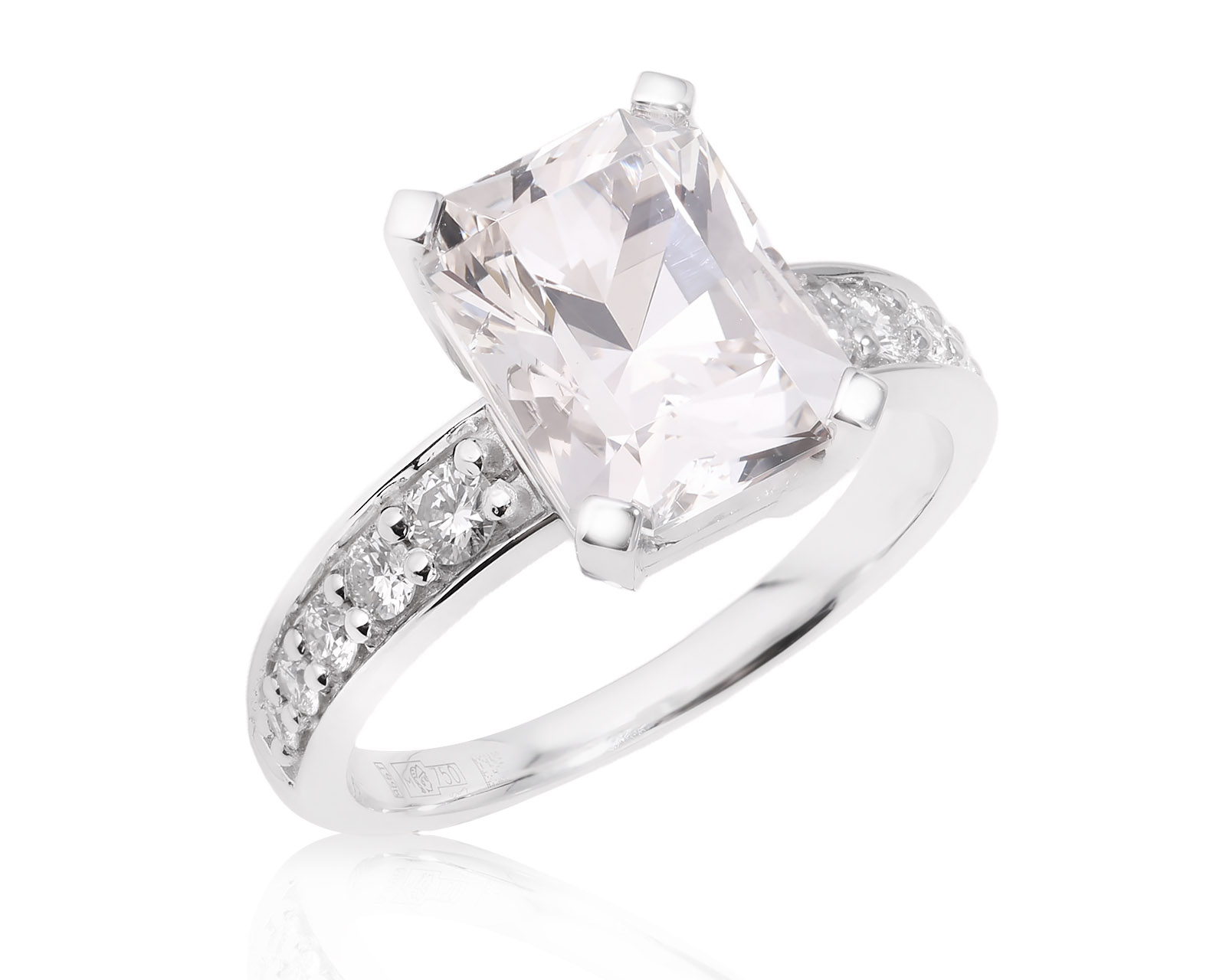 Золотое кольцо с данбуритом 3.54ct Evgeny Matveev 250925/Б222