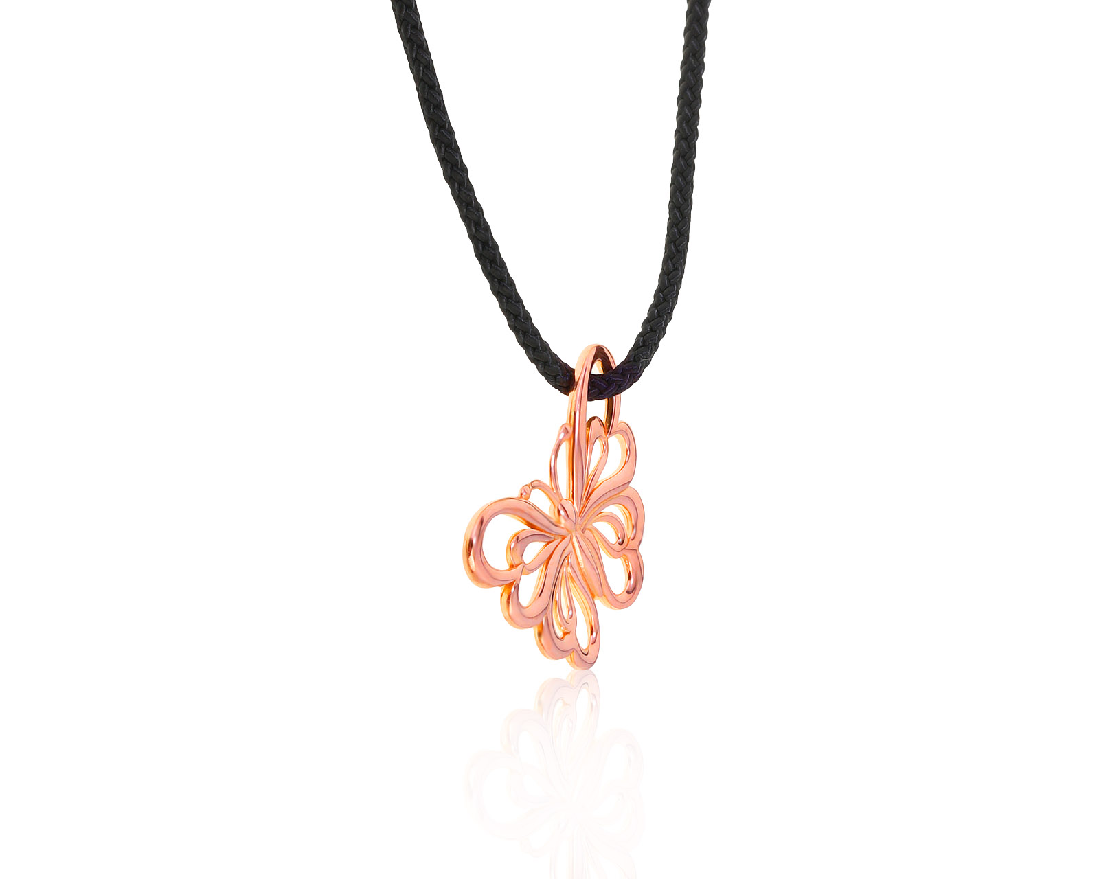 Оригинальный золотой кулон Tiffany&Co Butterfly