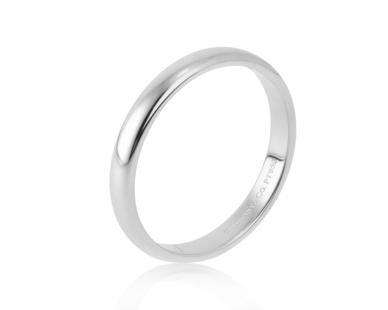 Оригинальное платиновое кольцо Tiffany&Co 100521/9