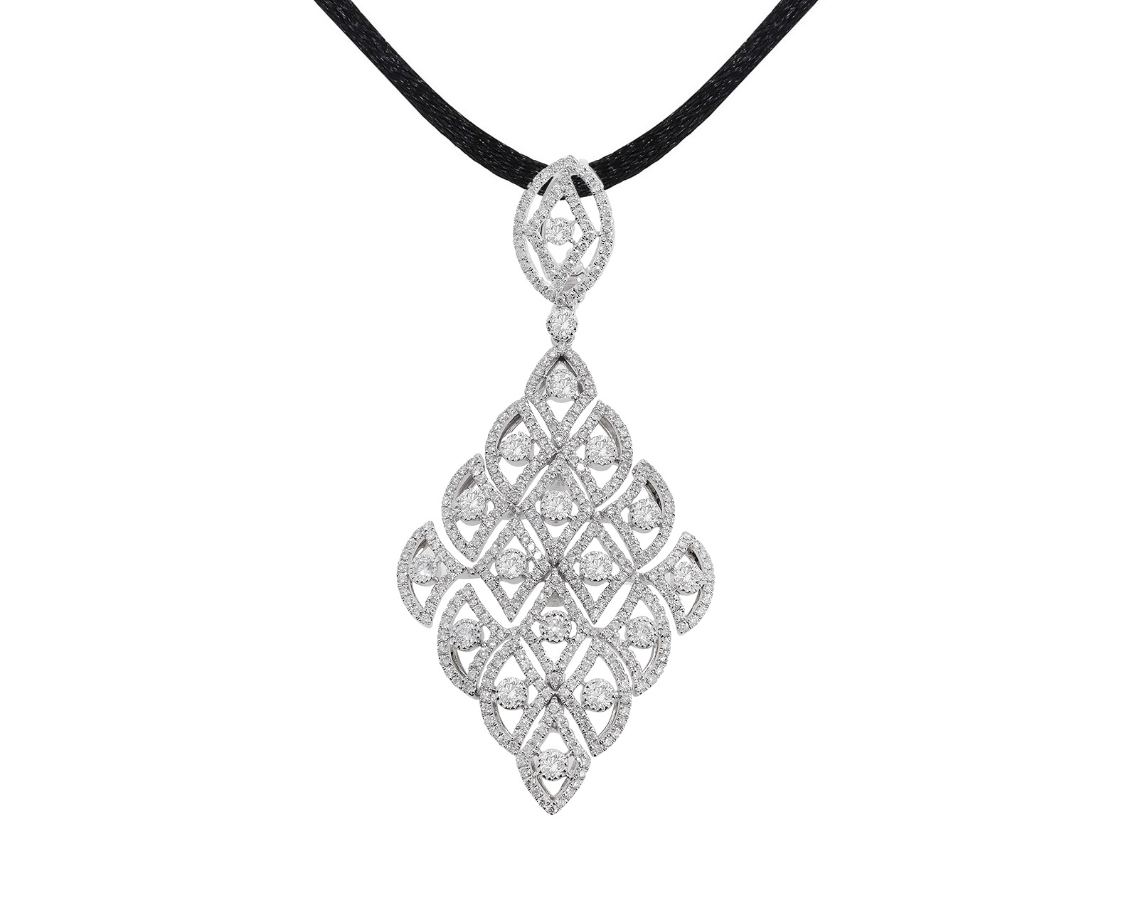 Золотой кулон с бриллиантами 2.87ct 230623/4